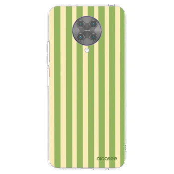 Picasee átlátszó szilikon tok az alábbi mobiltelefonokra Xiaomi Poco F2 Pro - Lines Matcha