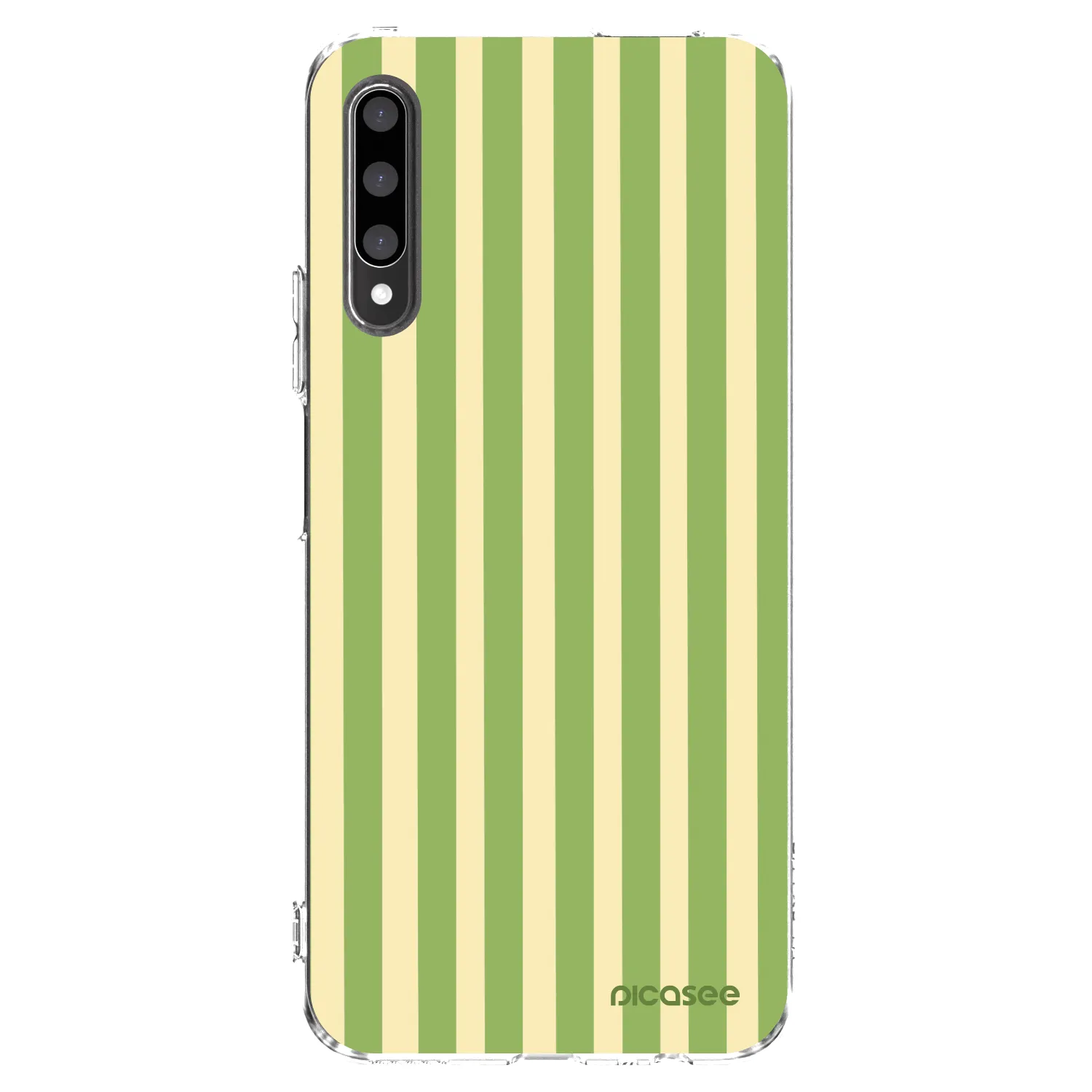 Picasee átlátszó szilikon tok az alábbi mobiltelefonokra Honor 9X Pro - Lines Matcha
