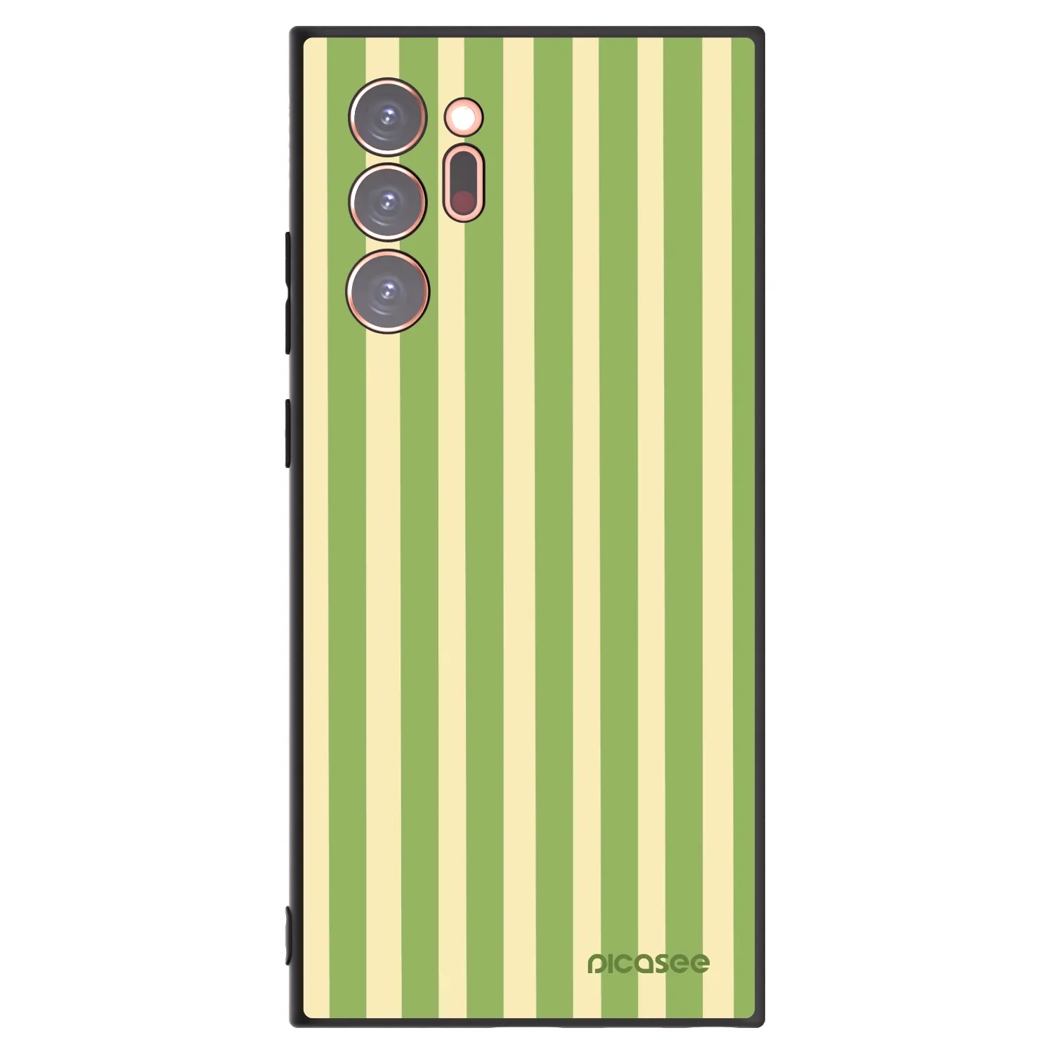 Picasee fekete szilikon tok az alábbi mobiltelefonokra Samsung Galaxy Note 20 Ultra - Lines Matcha