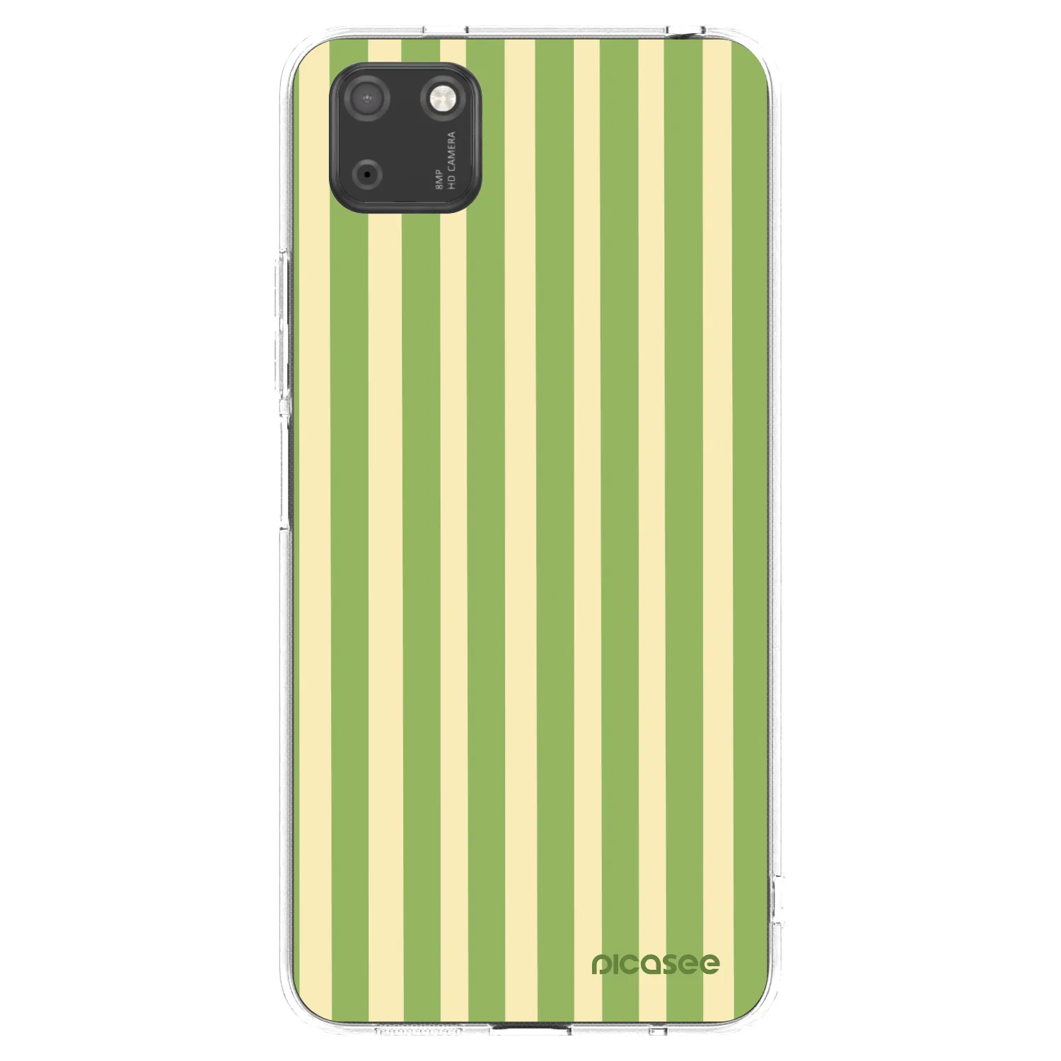 Picasee átlátszó szilikon tok az alábbi mobiltelefonokra Huawei Y5P - Lines Matcha