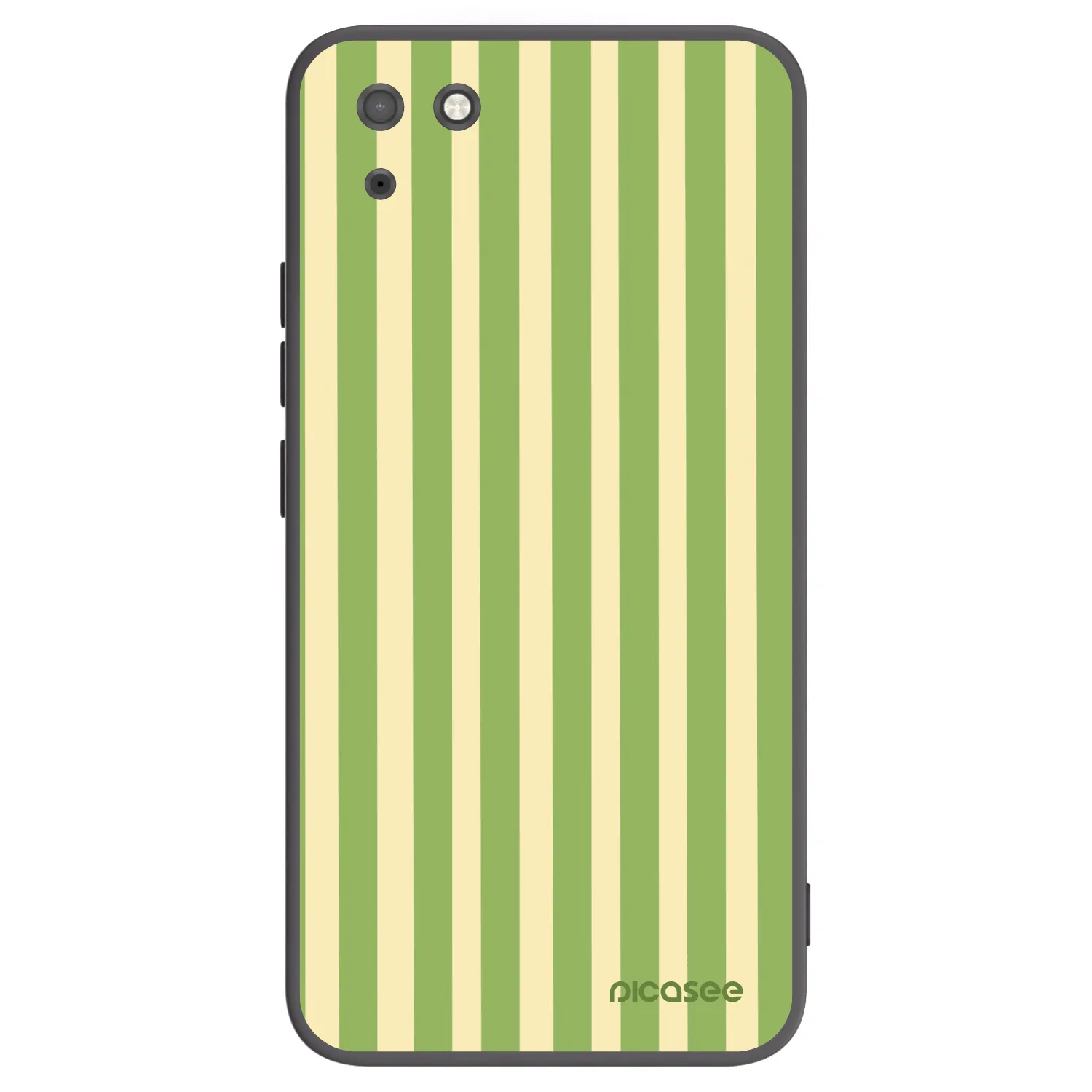 Picasee fekete szilikon tok az alábbi mobiltelefonokra Huawei Y5P - Lines Matcha
