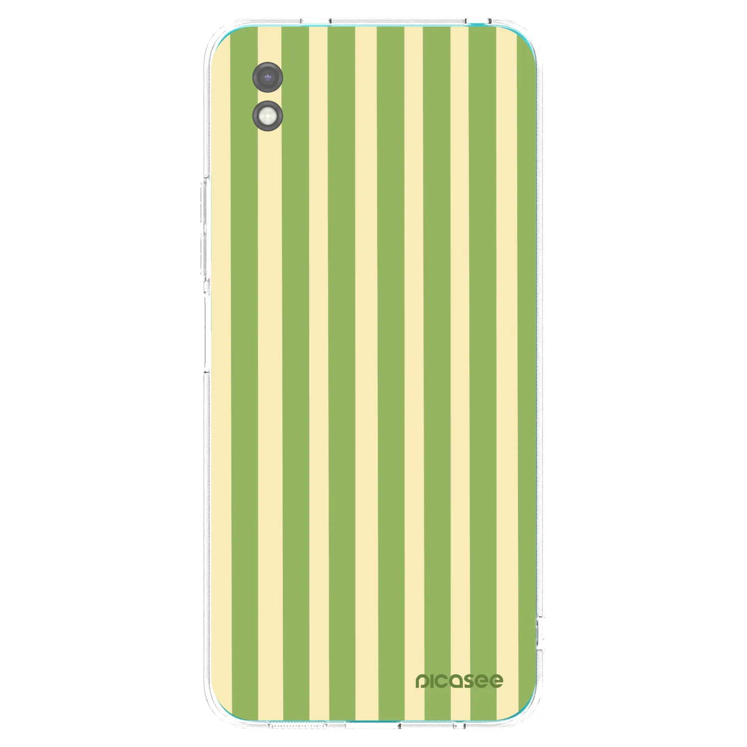 Picasee fekete szilikon tok az alábbi mobiltelefonokra Xiaomi Redmi 9A - Lines Matcha