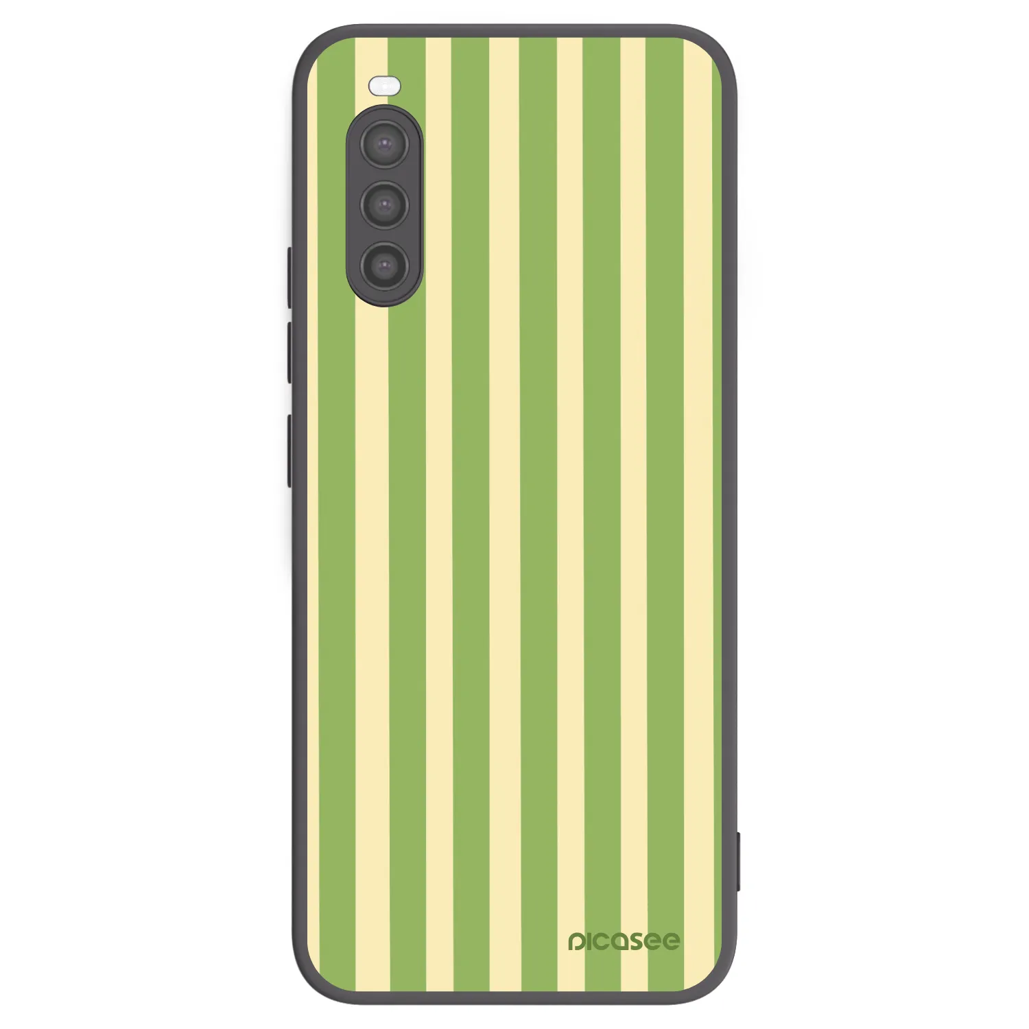 Picasee fekete szilikon tok az alábbi mobiltelefonokra Sony Xperia 10 II - Lines Matcha