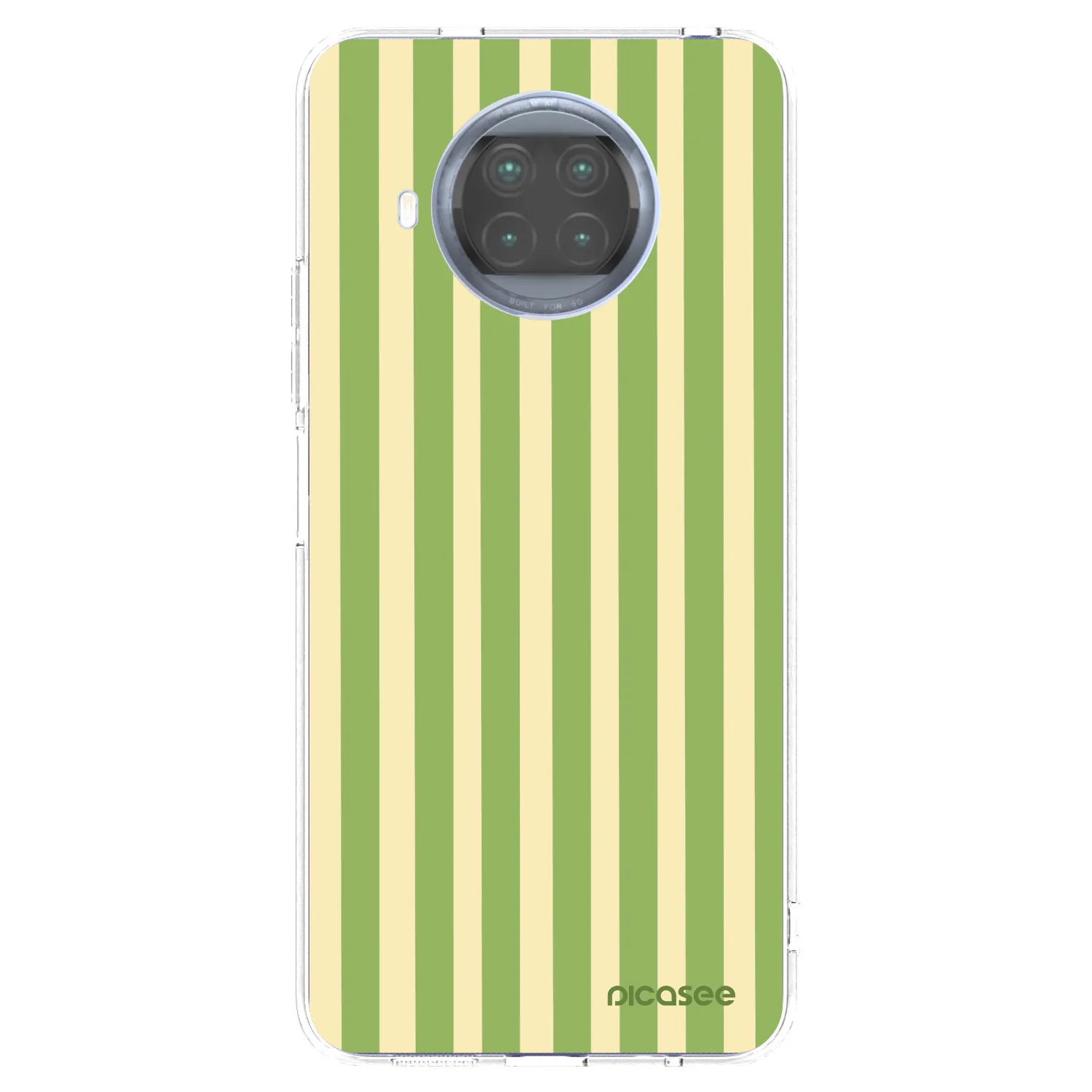 Picasee átlátszó szilikon tok az alábbi mobiltelefonokra Xiaomi Mi 10T Lite - Lines Matcha