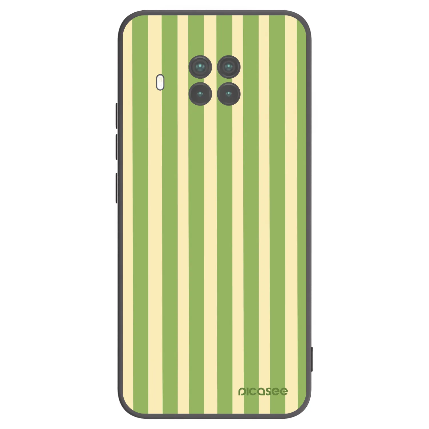 Picasee fekete szilikon tok az alábbi mobiltelefonokra Xiaomi Mi 10T Lite - Lines Matcha