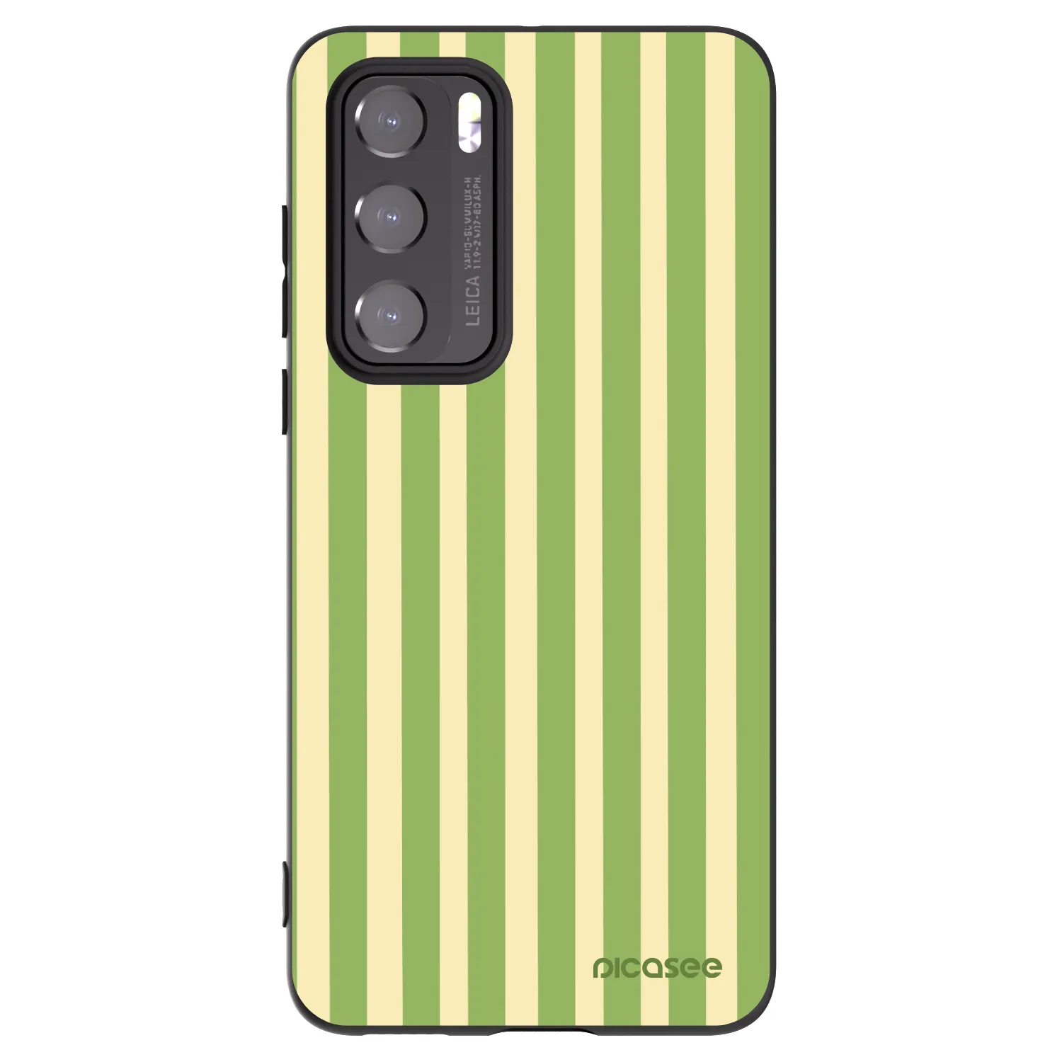 Picasee fekete szilikon tok az alábbi mobiltelefonokra Huawei P40 - Lines Matcha