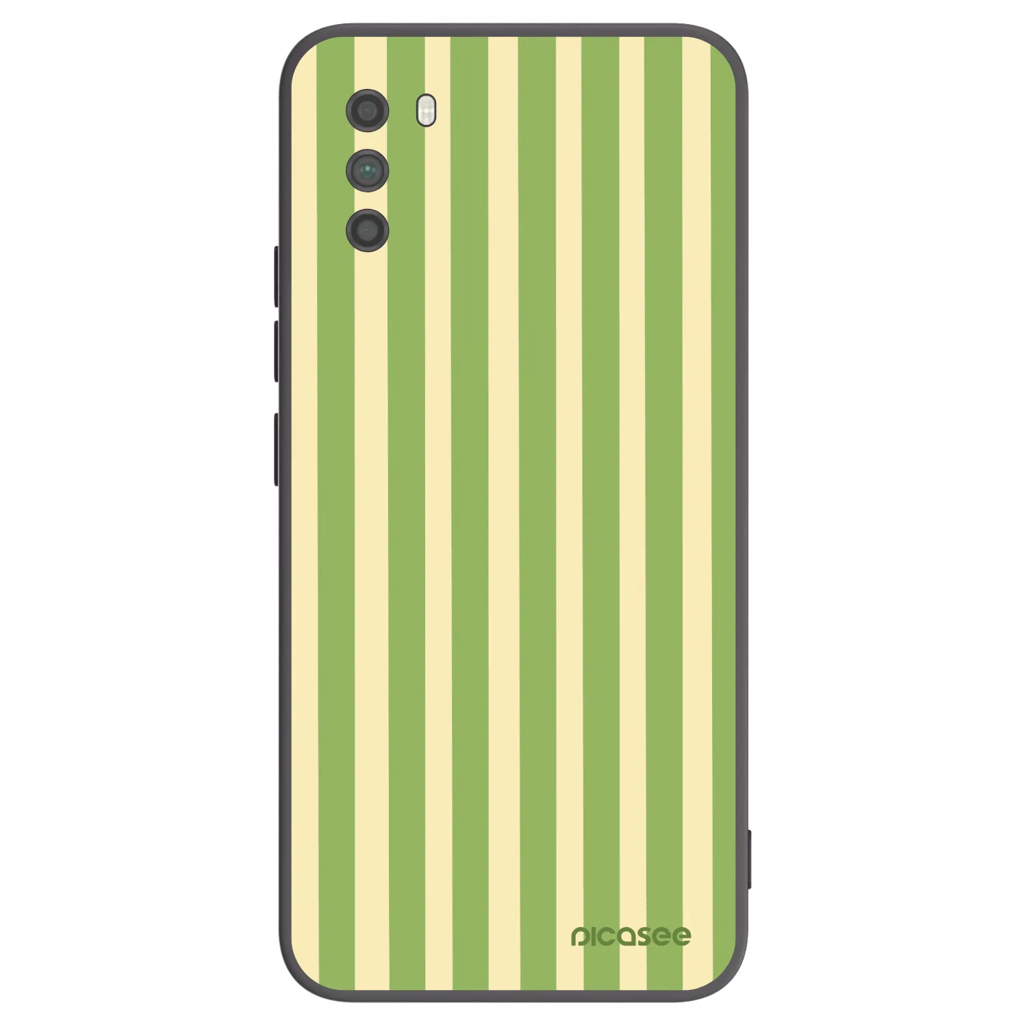 Picasee fekete szilikon tok az alábbi mobiltelefonokra Xiaomi Poco M3 - Lines Matcha