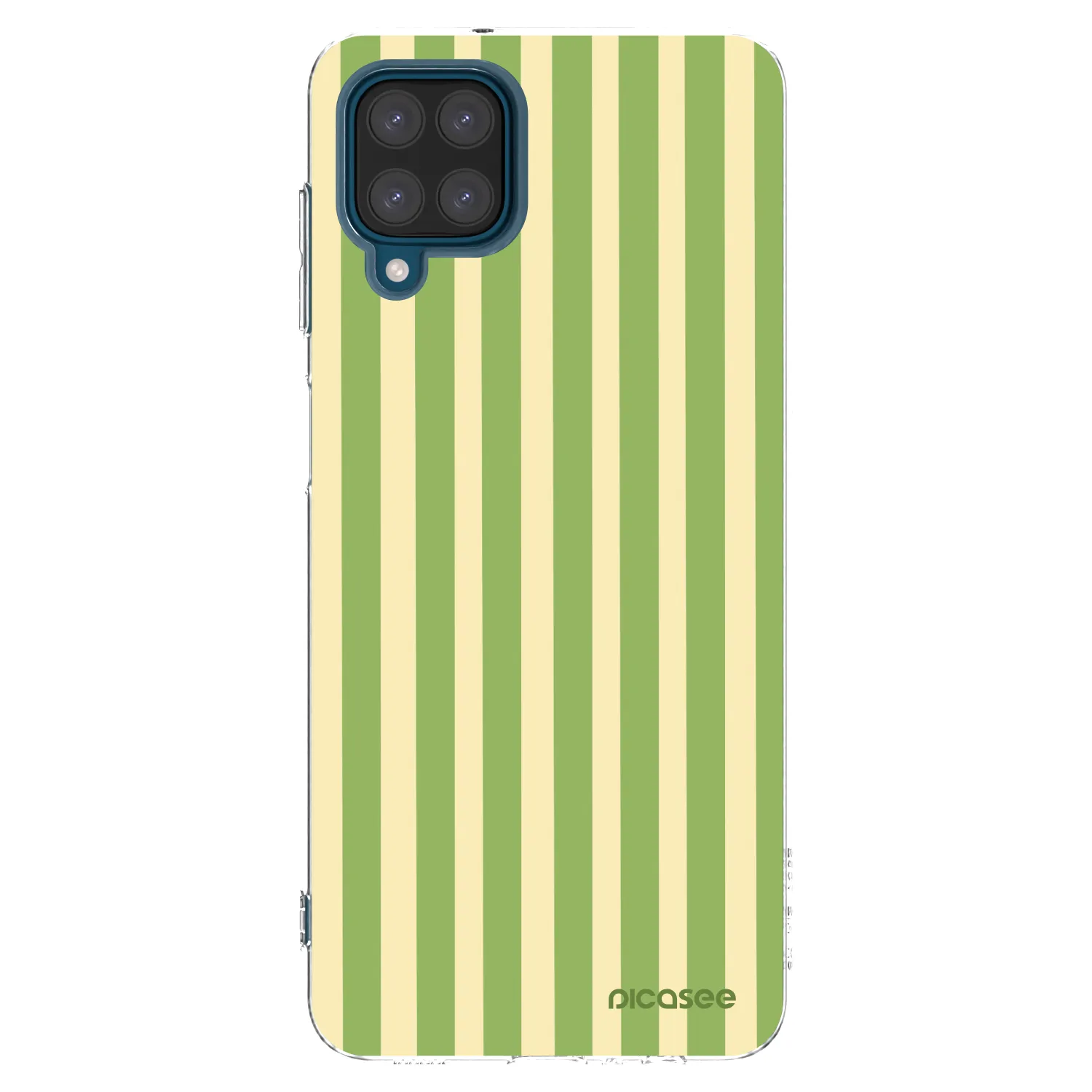 Picasee átlátszó szilikon tok az alábbi mobiltelefonokra Samsung Galaxy A12 A125F - Lines Matcha