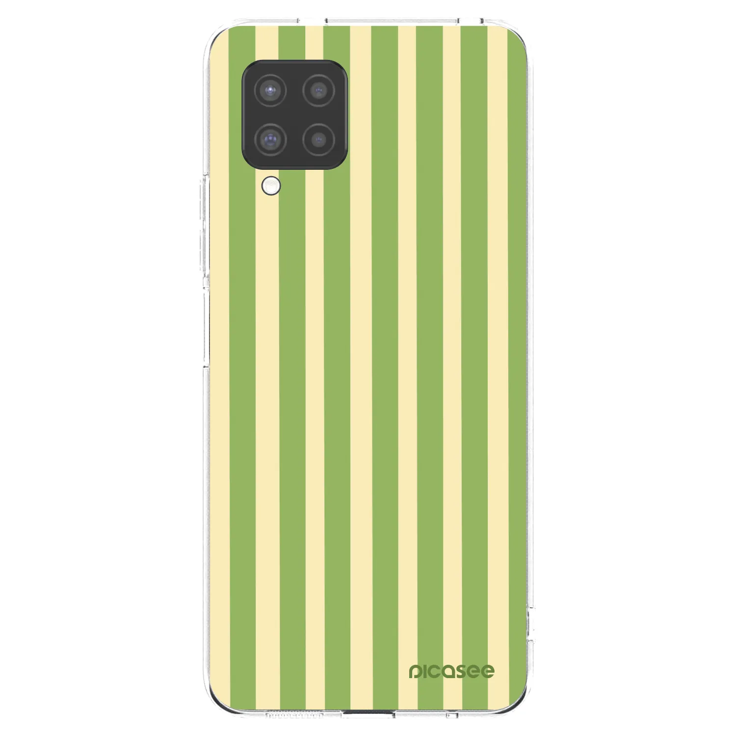 Picasee átlátszó szilikon tok az alábbi mobiltelefonokra Samsung Galaxy A42 A426B - Lines Matcha