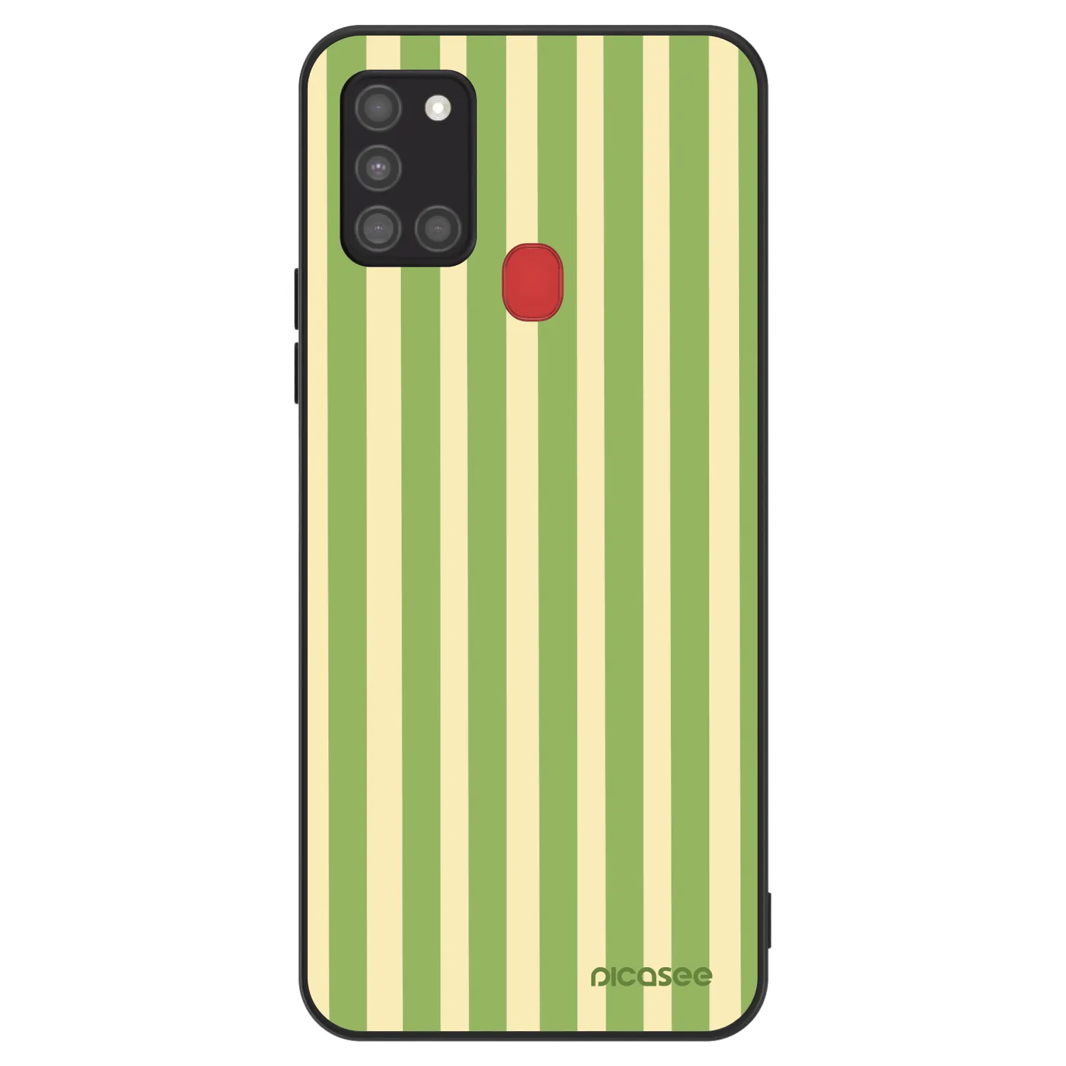 Picasee ULTIMATE CASE Samsung Galaxy A21s - készülékre - Lines Matcha