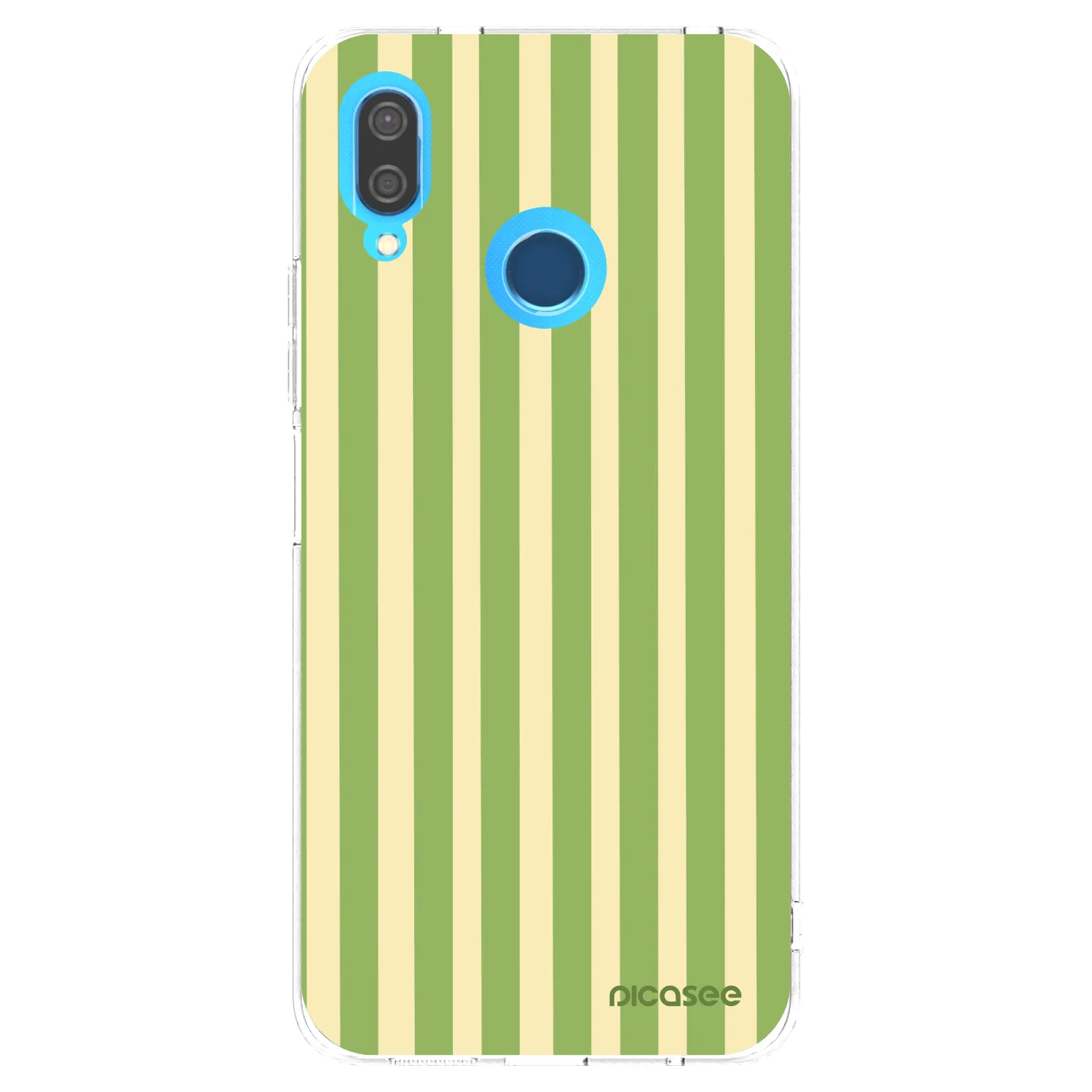 Picasee átlátszó szilikon tok az alábbi mobiltelefonokra Huawei P20 Lite - Lines Matcha