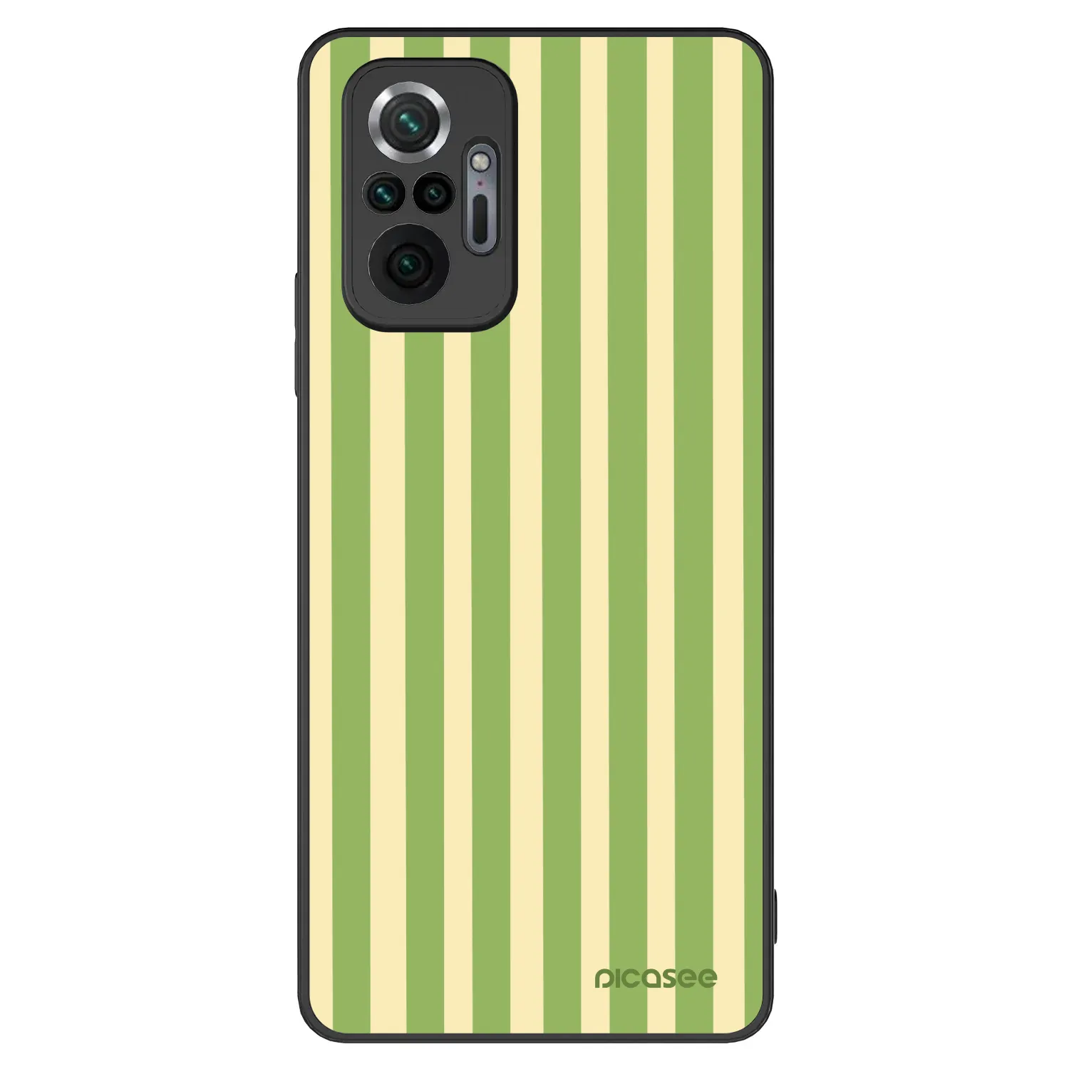 Picasee ULTIMATE CASE Xiaomi Redmi Note 10 Pro - készülékre - Lines Matcha