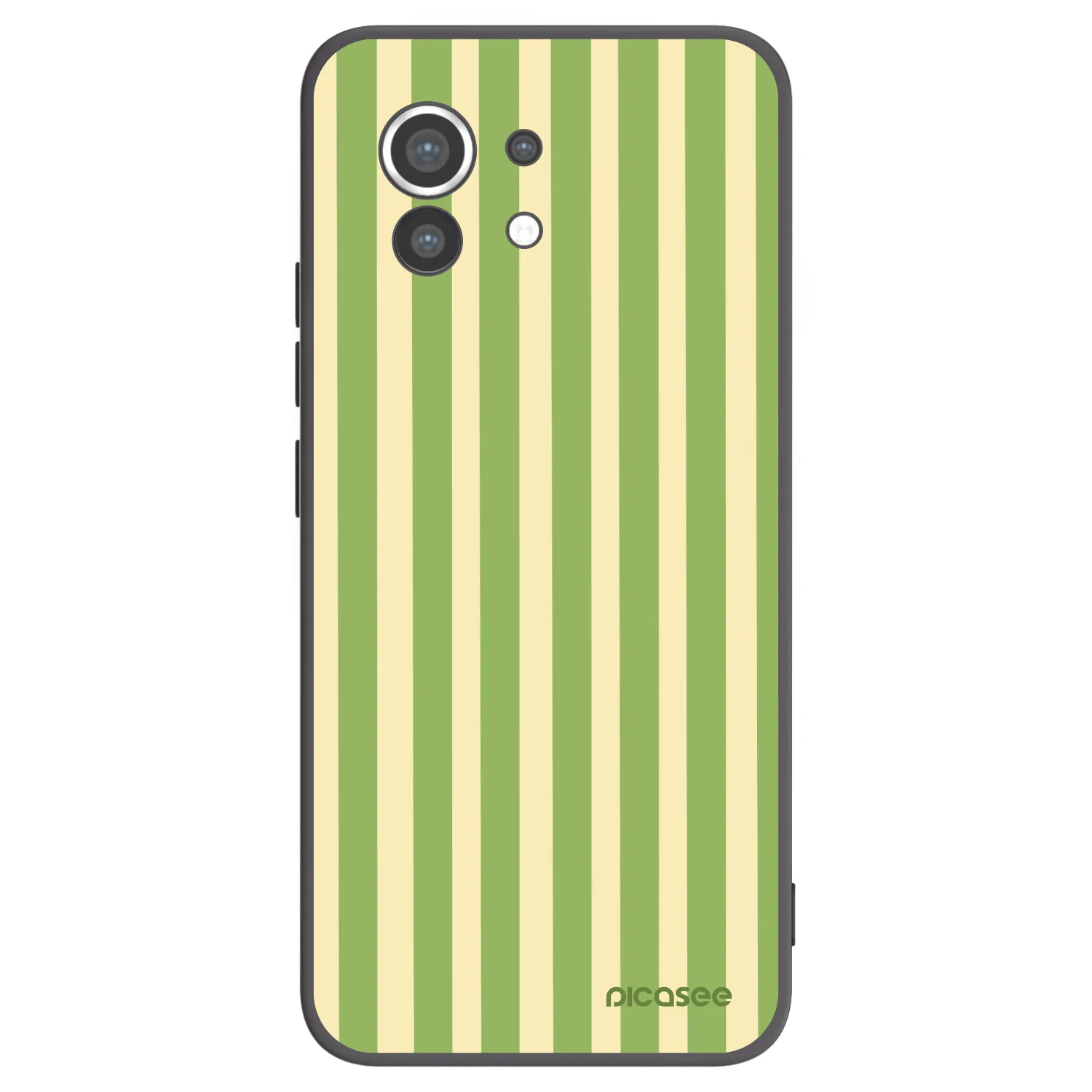 Picasee fekete szilikon tok az alábbi mobiltelefonokra Xiaomi Mi 11 - Lines Matcha