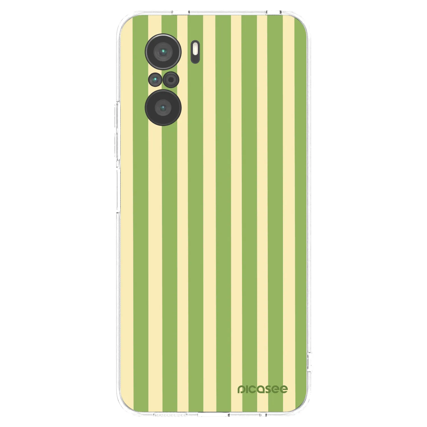 Picasee átlátszó szilikon tok az alábbi mobiltelefonokra Xiaomi Poco F3 - Lines Matcha