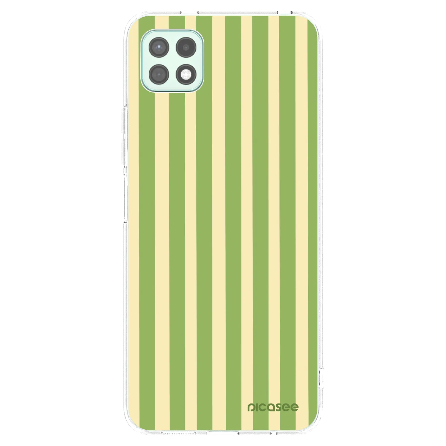 Picasee átlátszó szilikon tok az alábbi mobiltelefonokra Samsung Galaxy A22 A226B 5G - Lines Matcha