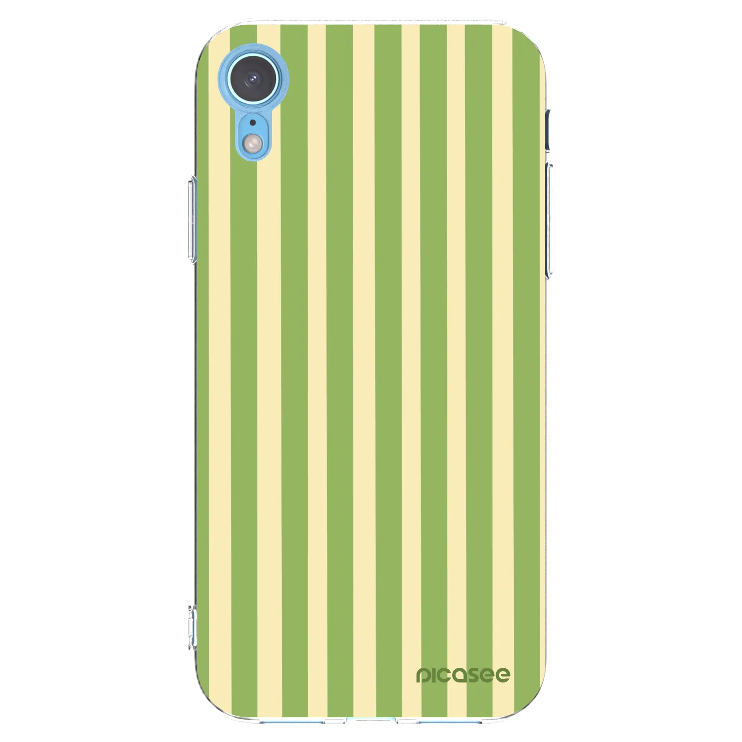 Picasee átlátszó szilikon tok az alábbi mobiltelefonokra Apple iPhone XR - Lines Matcha