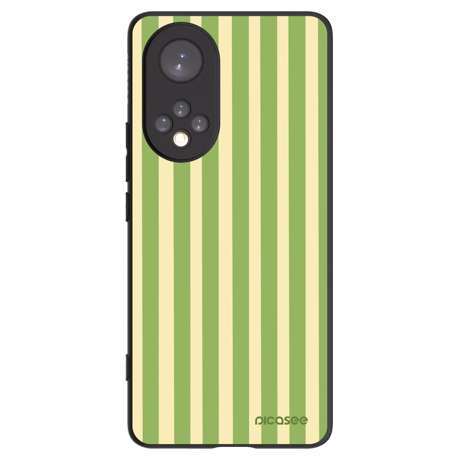 Picasee fekete szilikon tok az alábbi mobiltelefonokra Huawei Nova 9 - Lines Matcha