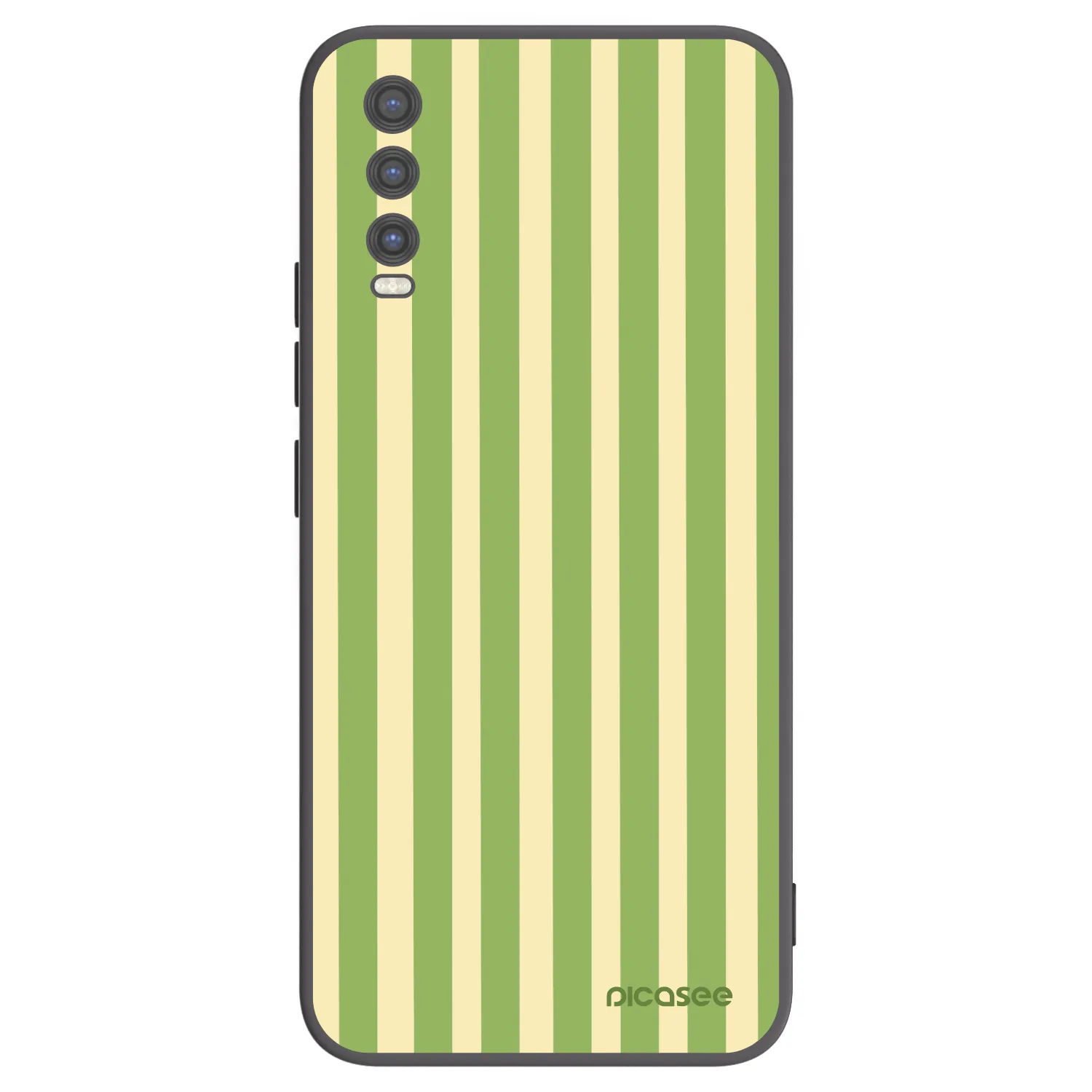 Picasee fekete szilikon tok az alábbi mobiltelefonokra Vivo Y20s - Lines Matcha