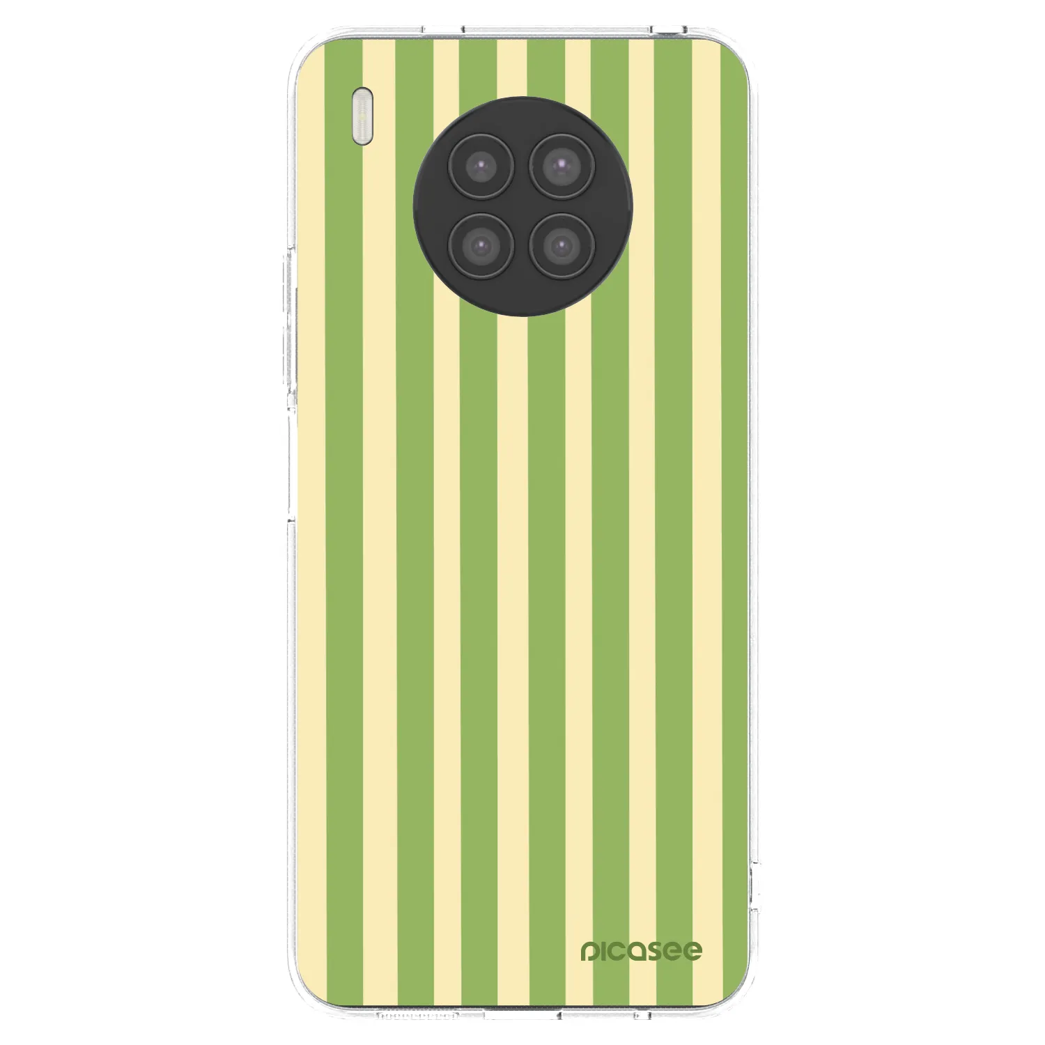 Picasee átlátszó szilikon tok az alábbi mobiltelefonokra Huawei Nova 8i - Lines Matcha