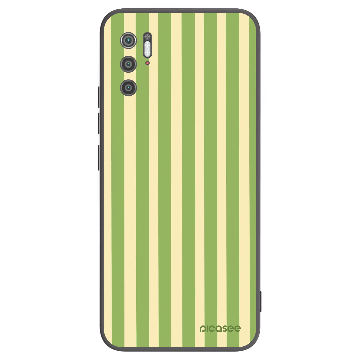 Picasee fekete szilikon tok az alábbi mobiltelefonokra Xiaomi Poco M3 Pro 5G - Lines Matcha