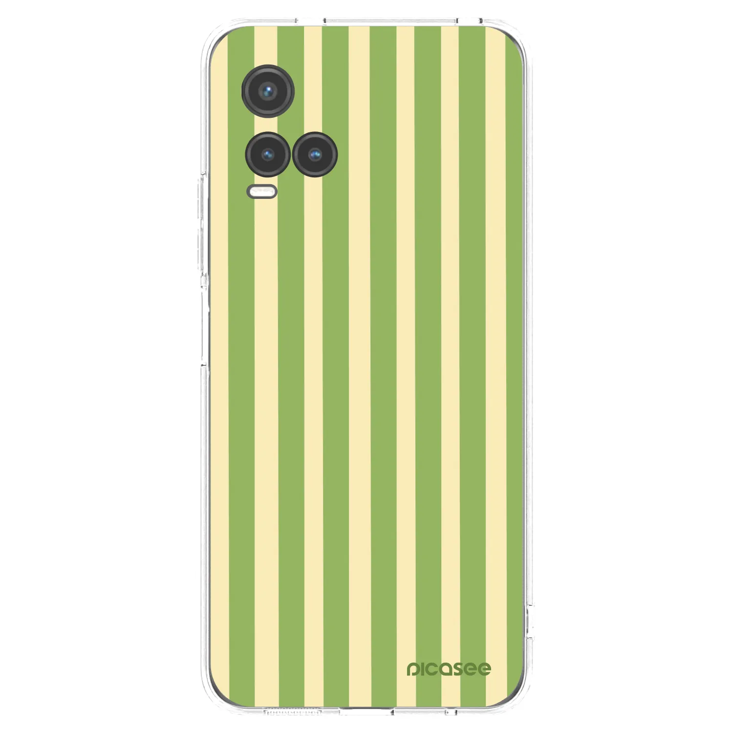 Picasee átlátszó szilikon tok az alábbi mobiltelefonokra Vivo Y33s - Lines Matcha