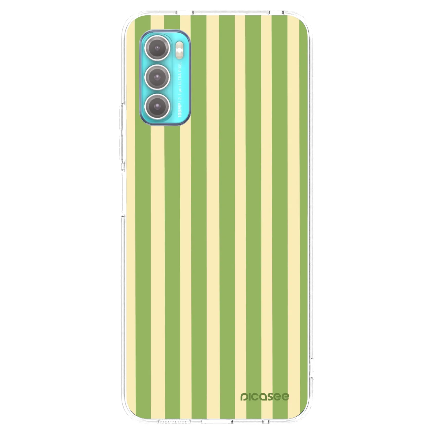 Picasee átlátszó szilikon tok az alábbi mobiltelefonokra Motorola Moto G60 - Lines Matcha