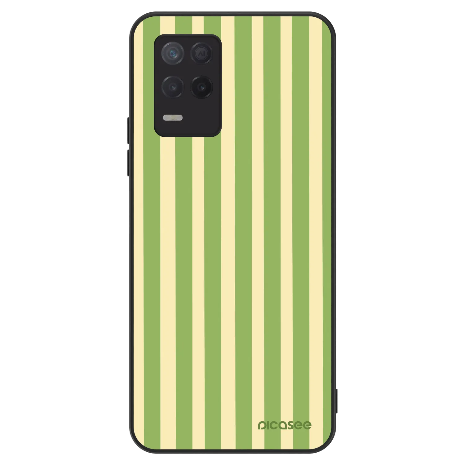 Picasee ULTIMATE CASE Realme 8 5G - készülékre - Lines Matcha