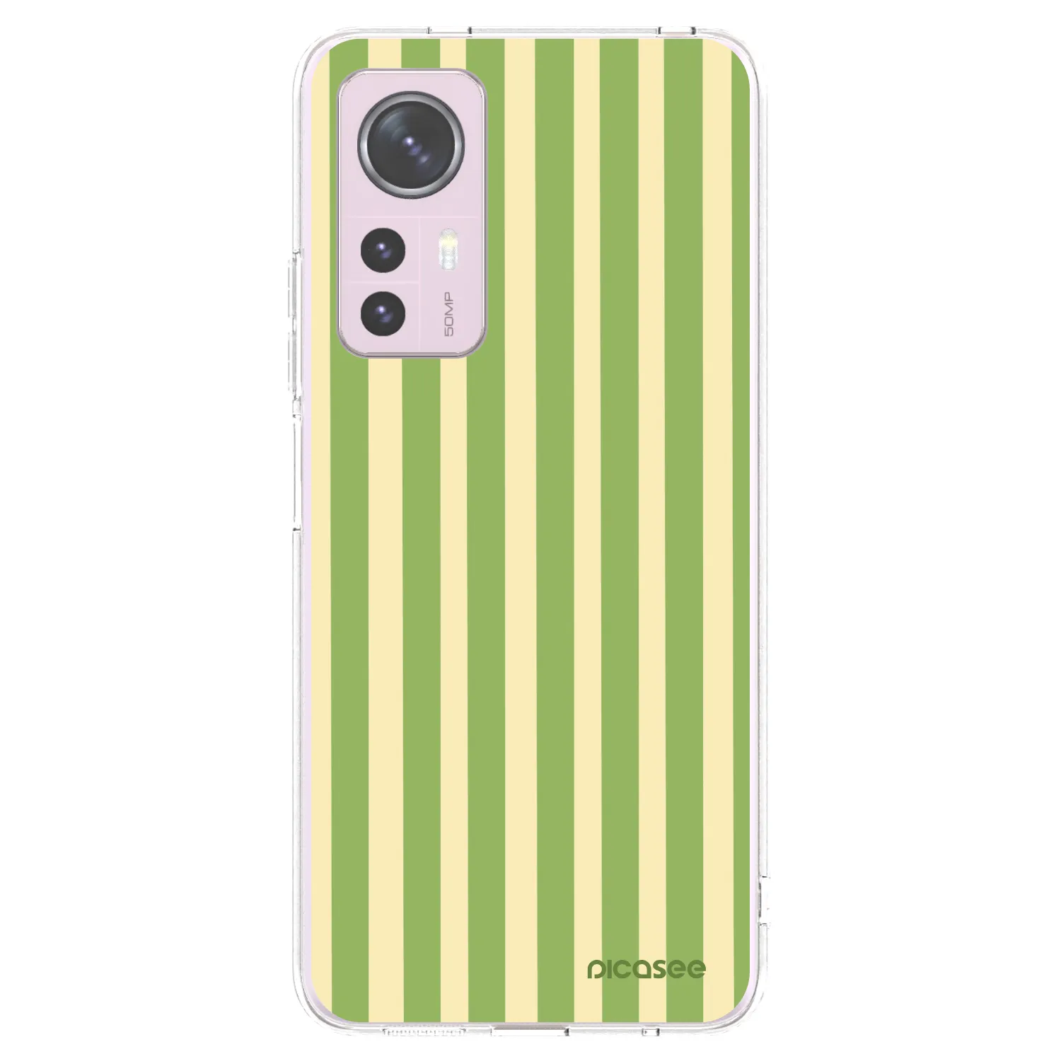 Picasee átlátszó szilikon tok az alábbi mobiltelefonokra Xiaomi 12 - Lines Matcha