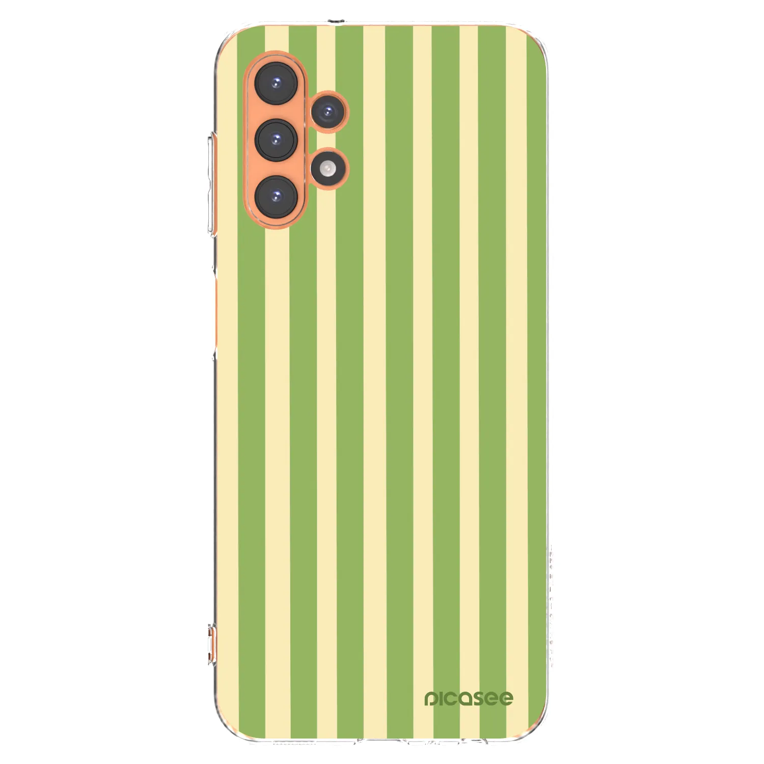 Picasee átlátszó szilikon tok az alábbi mobiltelefonokra Samsung Galaxy A13 4G A135 - Lines Matcha