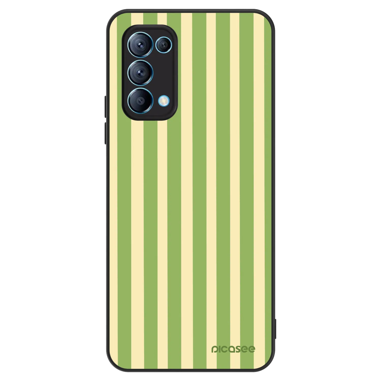 Picasee ULTIMATE CASE OPPO A16s - készülékre - Lines Matcha