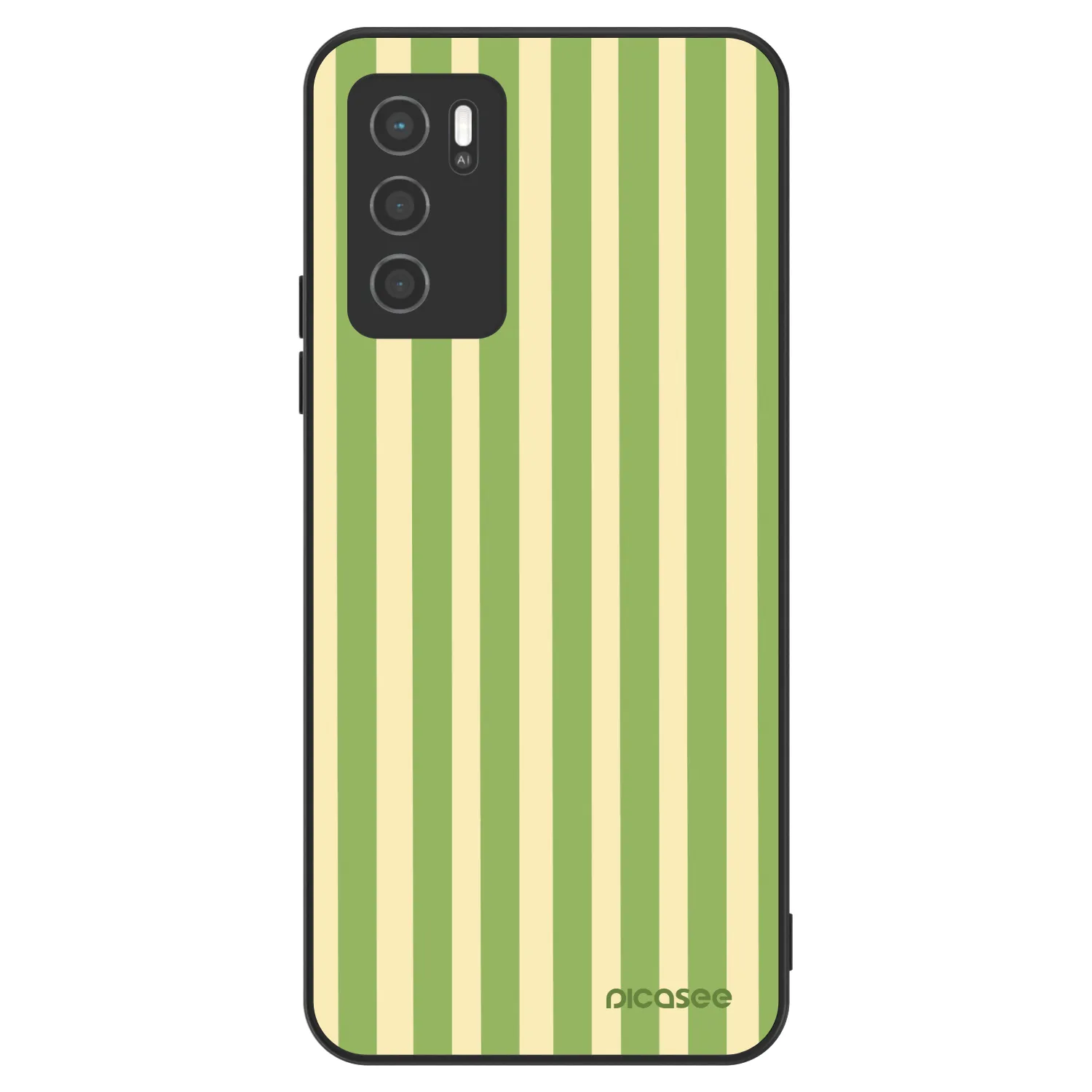 Picasee ULTIMATE CASE OPPO A16s - készülékre - Lines Matcha