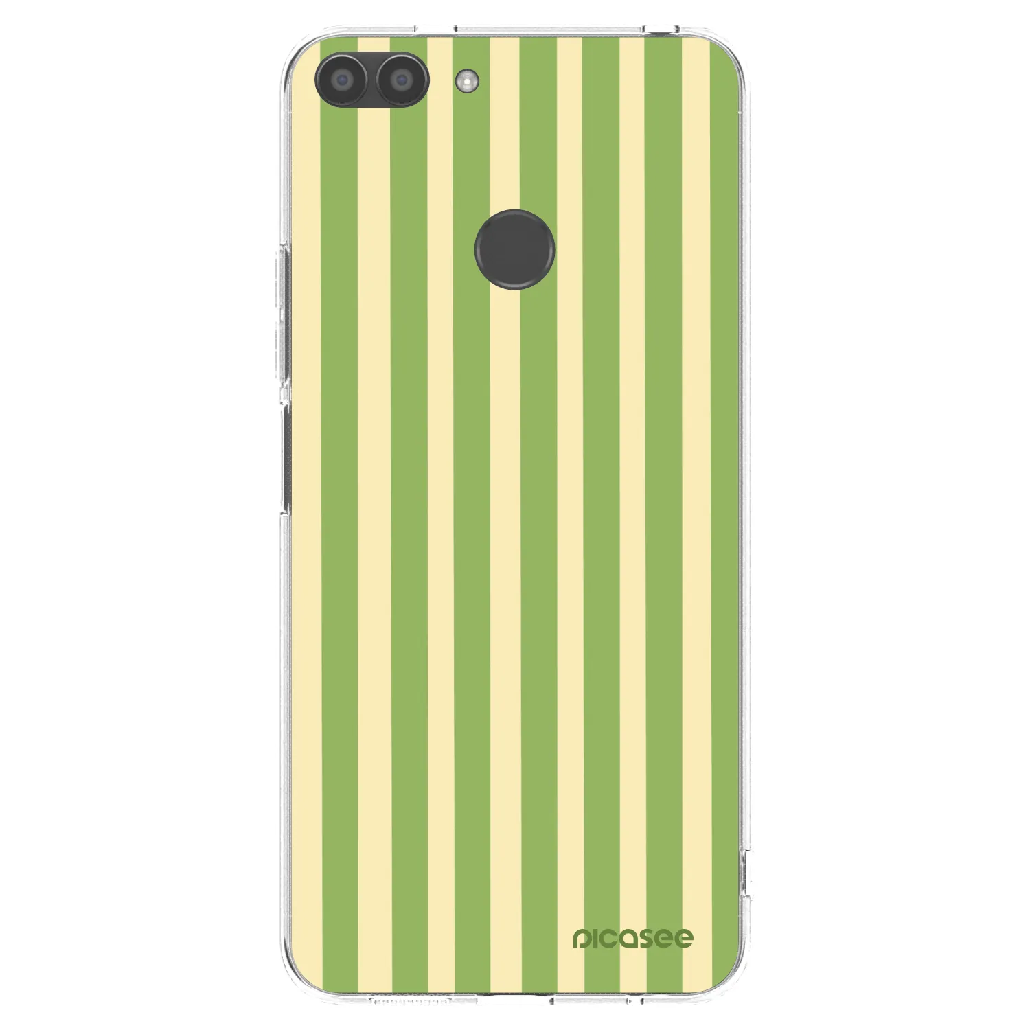 Picasee átlátszó szilikon tok az alábbi mobiltelefonokra Huawei P Smart - Lines Matcha