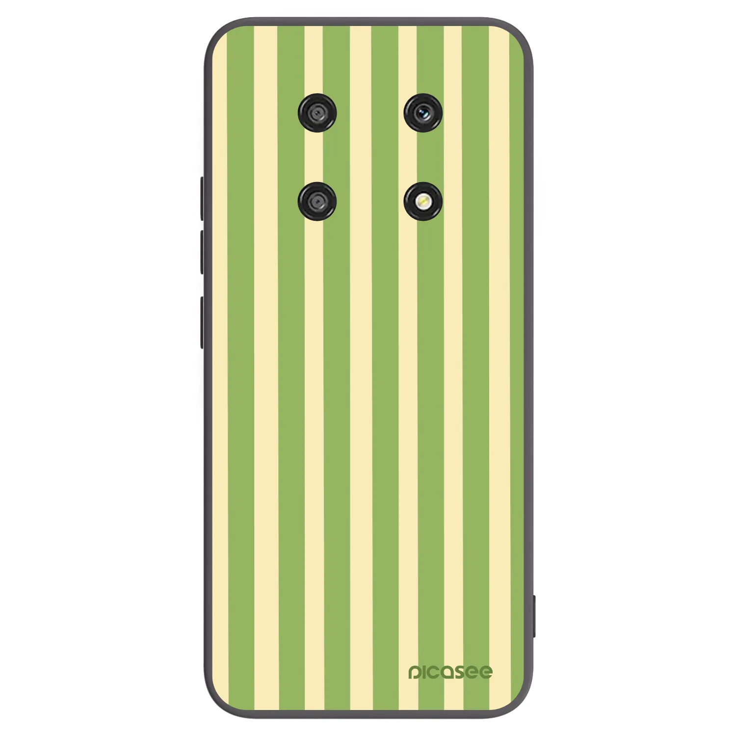 Picasee fekete szilikon tok az alábbi mobiltelefonokra Honor Magic4 Lite 5G - Lines Matcha