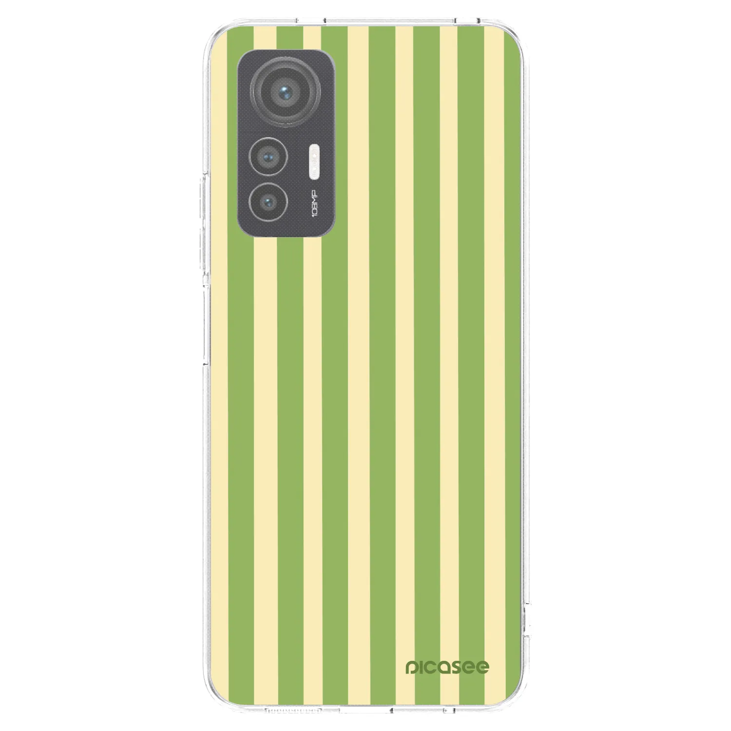Picasee átlátszó szilikon tok az alábbi mobiltelefonokra Xiaomi 12 Lite - Lines Matcha