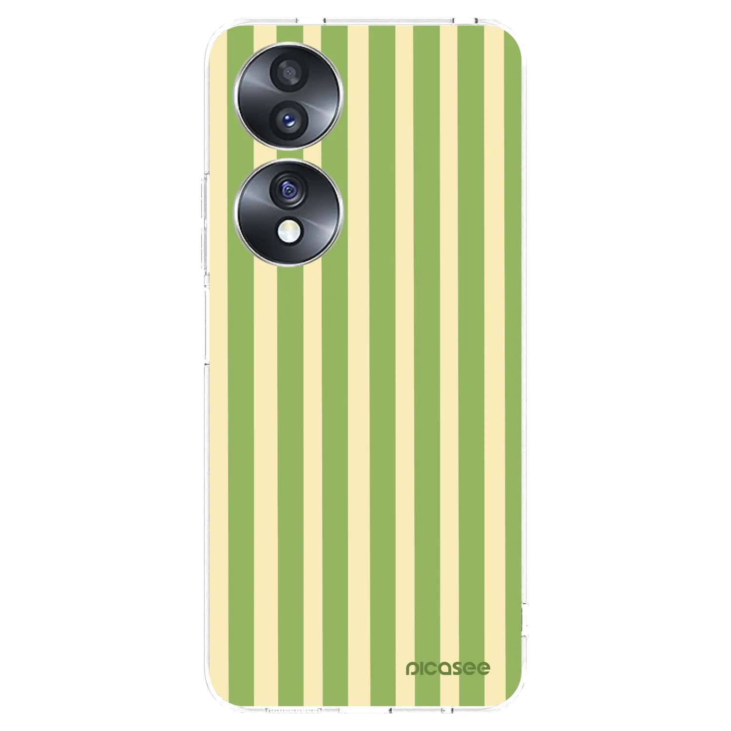 Picasee átlátszó szilikon tok az alábbi mobiltelefonokra Honor 70 - Lines Matcha