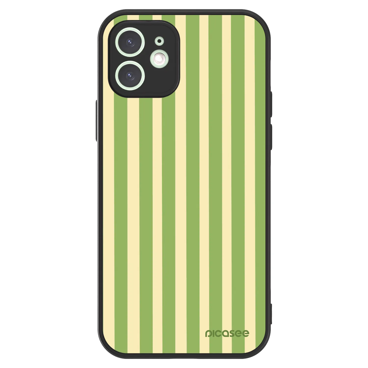 Picasee ULTIMATE CASE MagSafe Apple iPhone 12 - készülékre - Lines Matcha