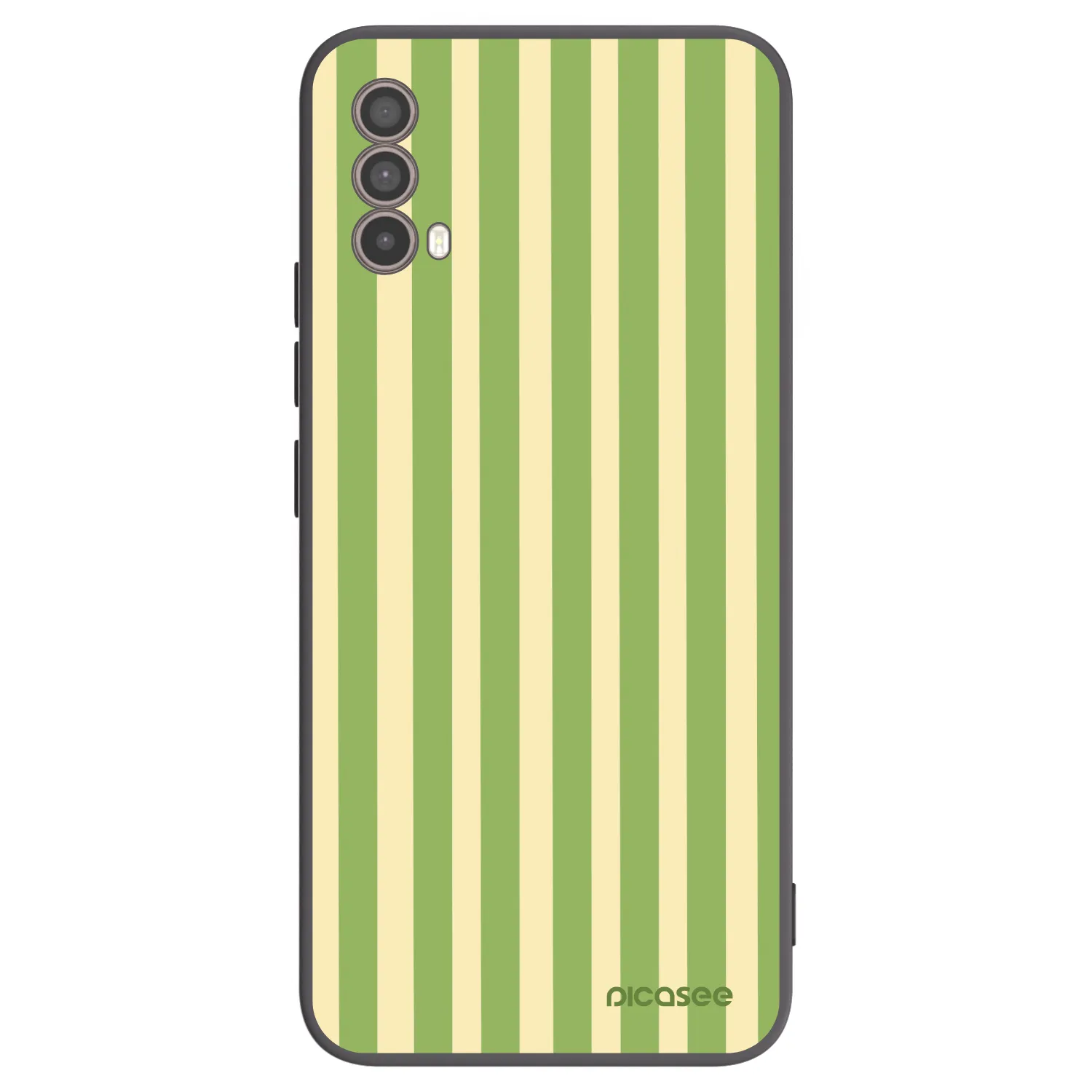 Picasee fekete szilikon tok az alábbi mobiltelefonokra Motorola Moto E40 - Lines Matcha