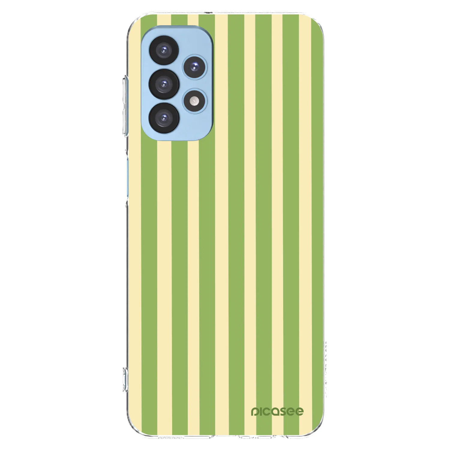 Picasee átlátszó szilikon tok az alábbi mobiltelefonokra Samsung Galaxy A23 A235F 4G - Lines Matcha