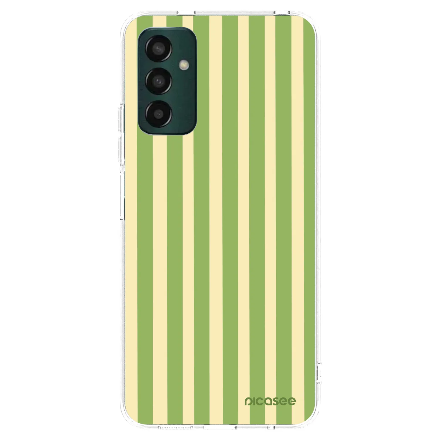 Picasee átlátszó szilikon tok az alábbi mobiltelefonokra Samsung Galaxy M23 5G - Lines Matcha