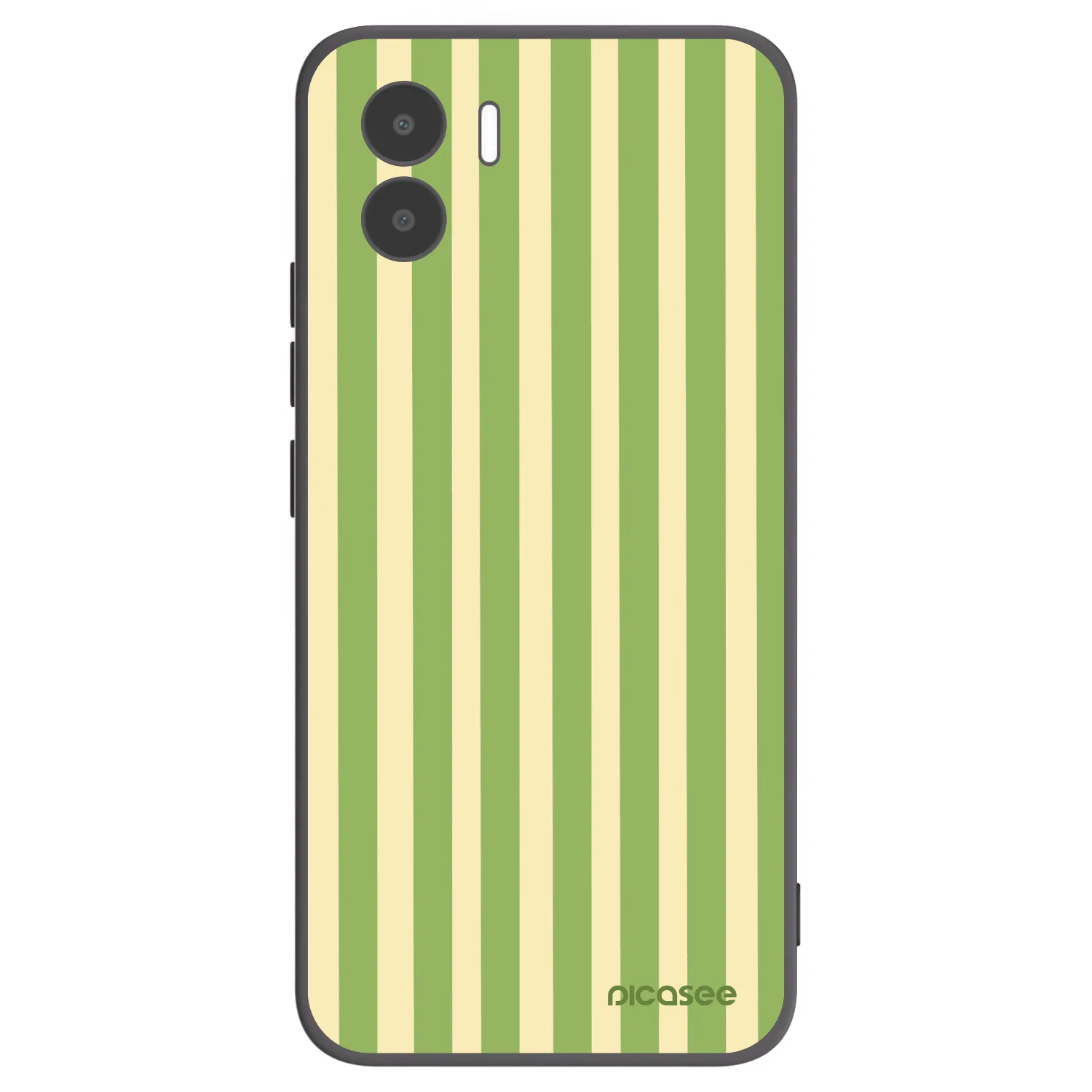 Picasee fekete szilikon tok az alábbi mobiltelefonokra Xiaomi Redmi A1 - Lines Matcha