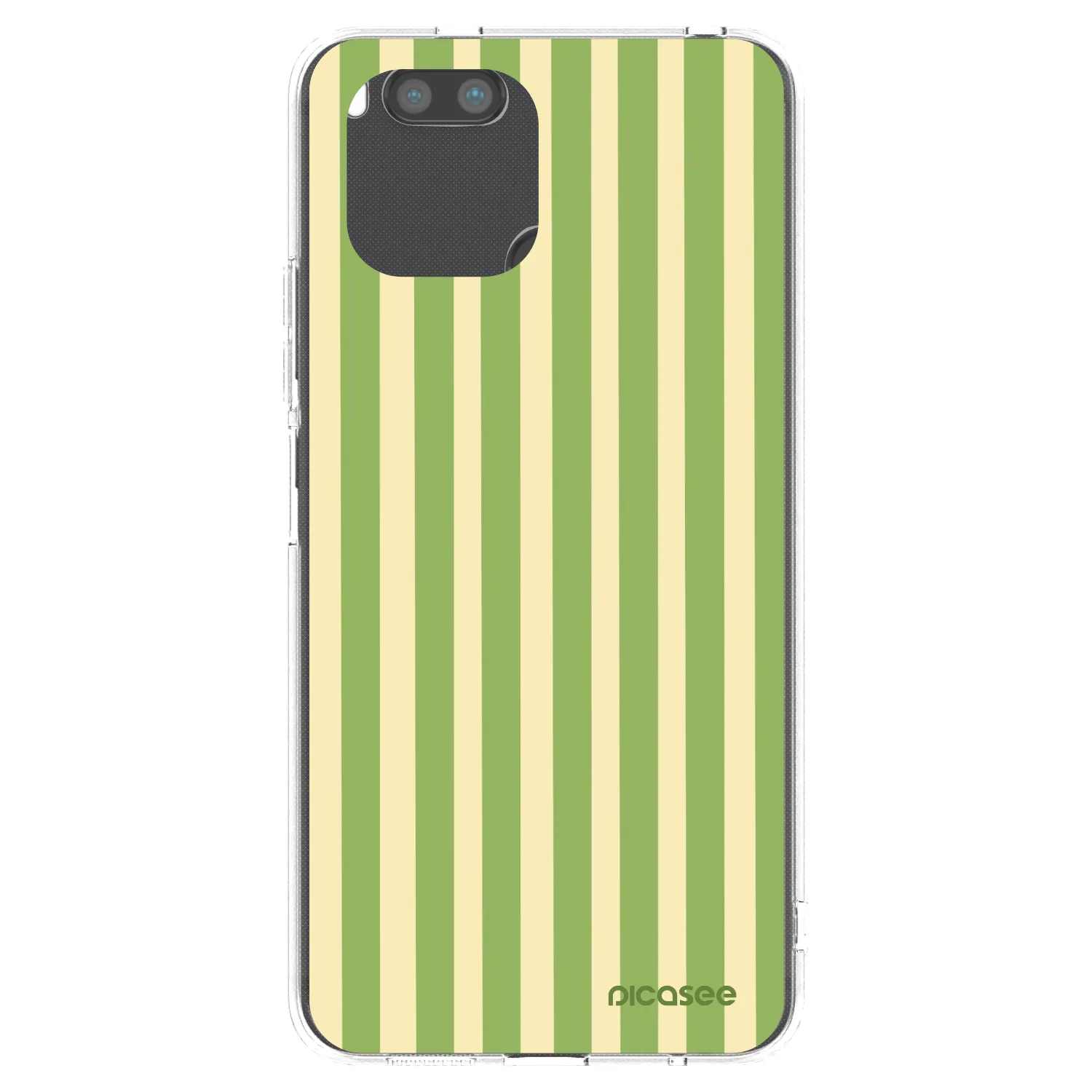 Picasee átlátszó szilikon tok az alábbi mobiltelefonokra Xiaomi Redmi A1 - Lines Matcha