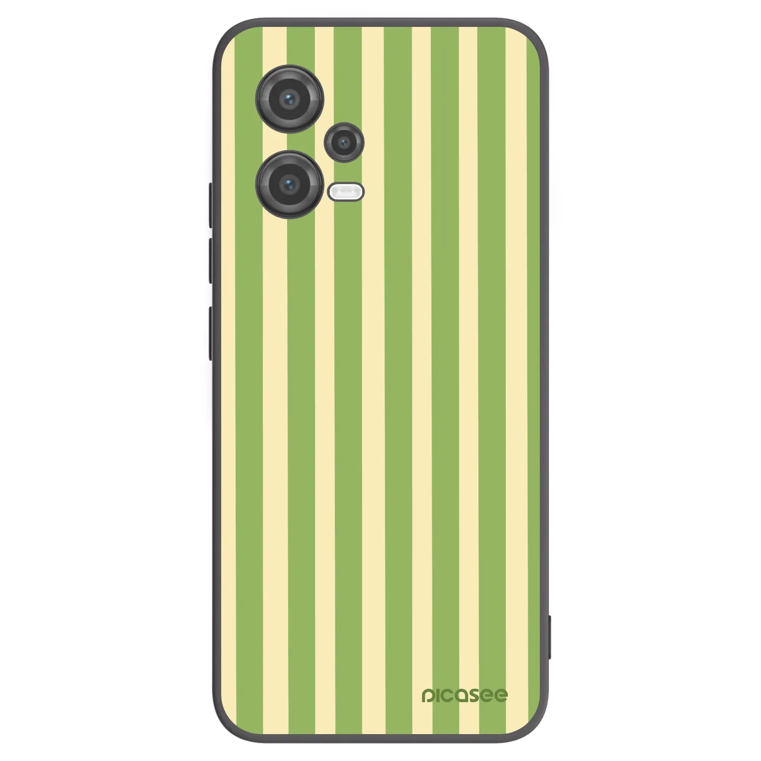 Picasee fekete szilikon tok az alábbi mobiltelefonokra Xiaomi Poco X5 - Lines Matcha