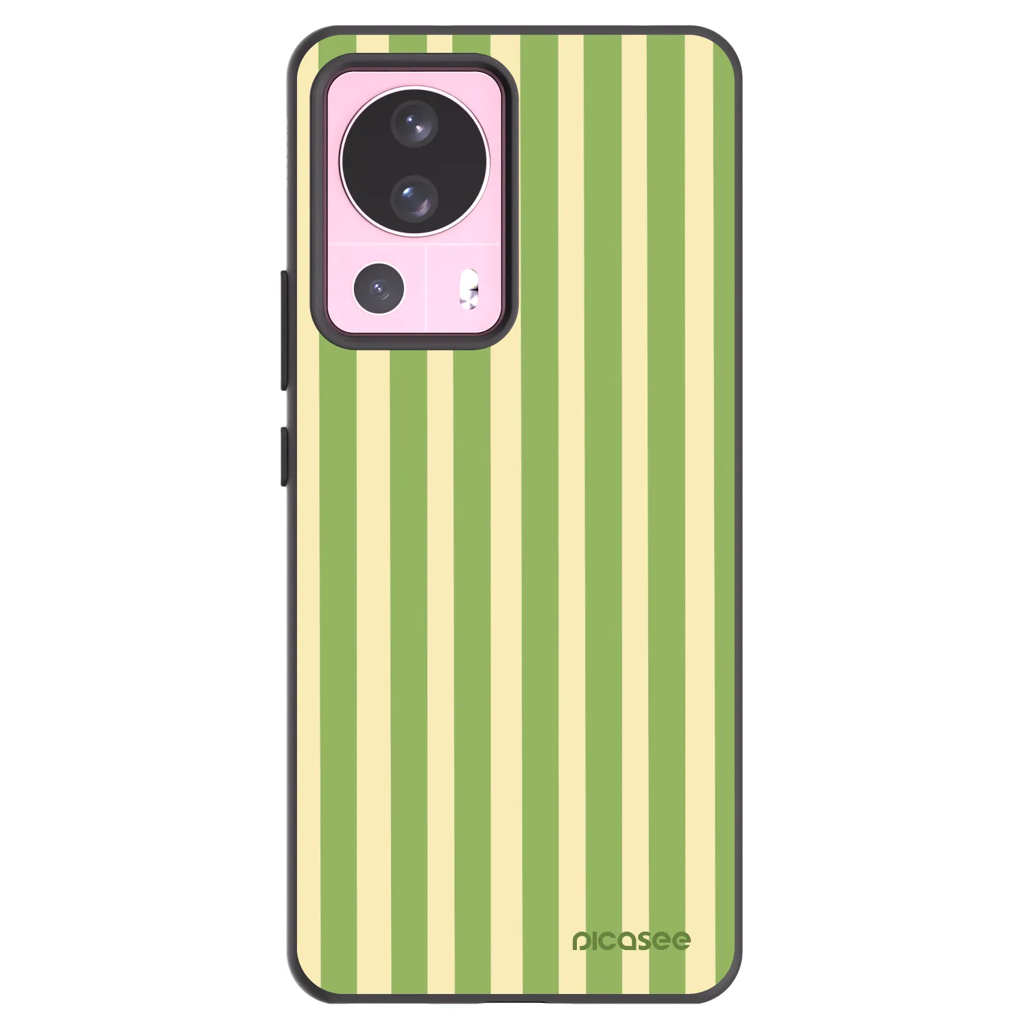 Picasee fekete szilikon tok az alábbi mobiltelefonokra Xiaomi 13 Lite - Lines Matcha