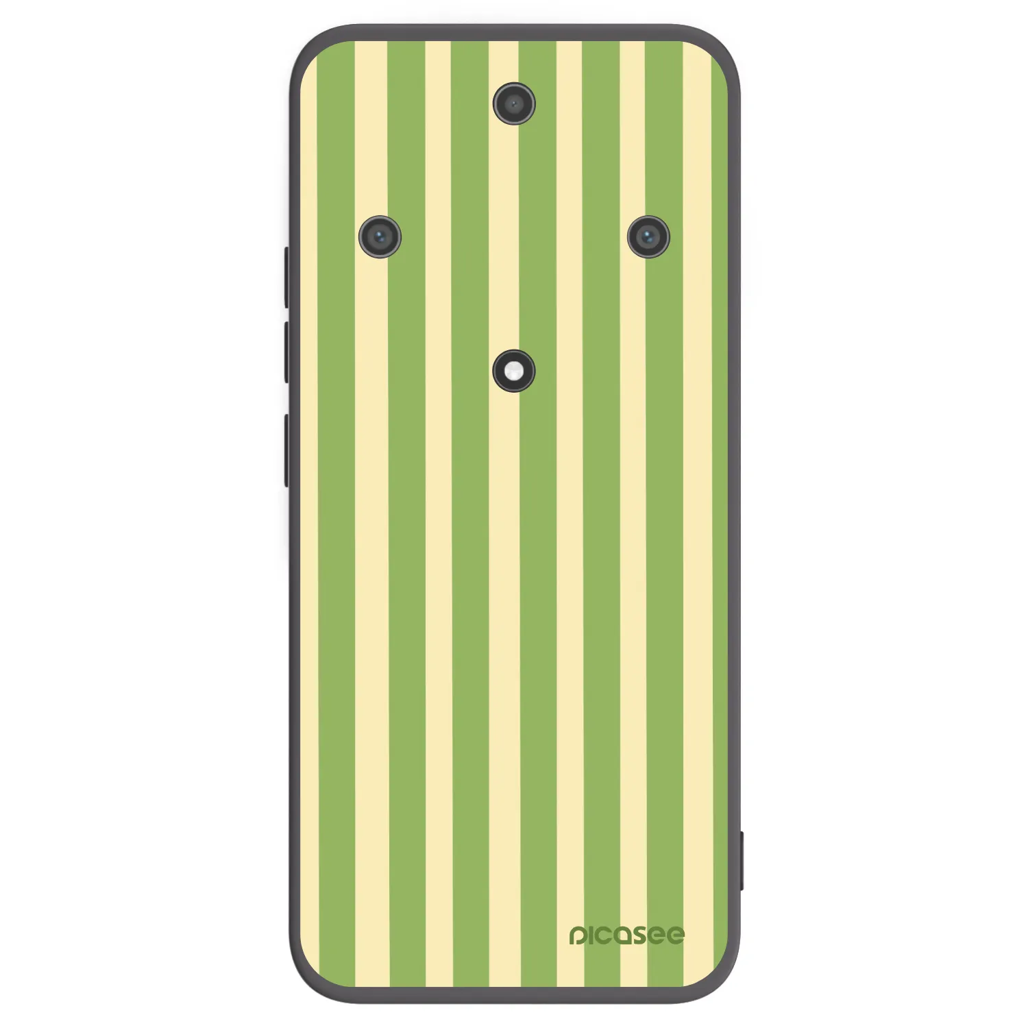 Picasee fekete szilikon tok az alábbi mobiltelefonokra Honor Magic5 Lite 5G - Lines Matcha