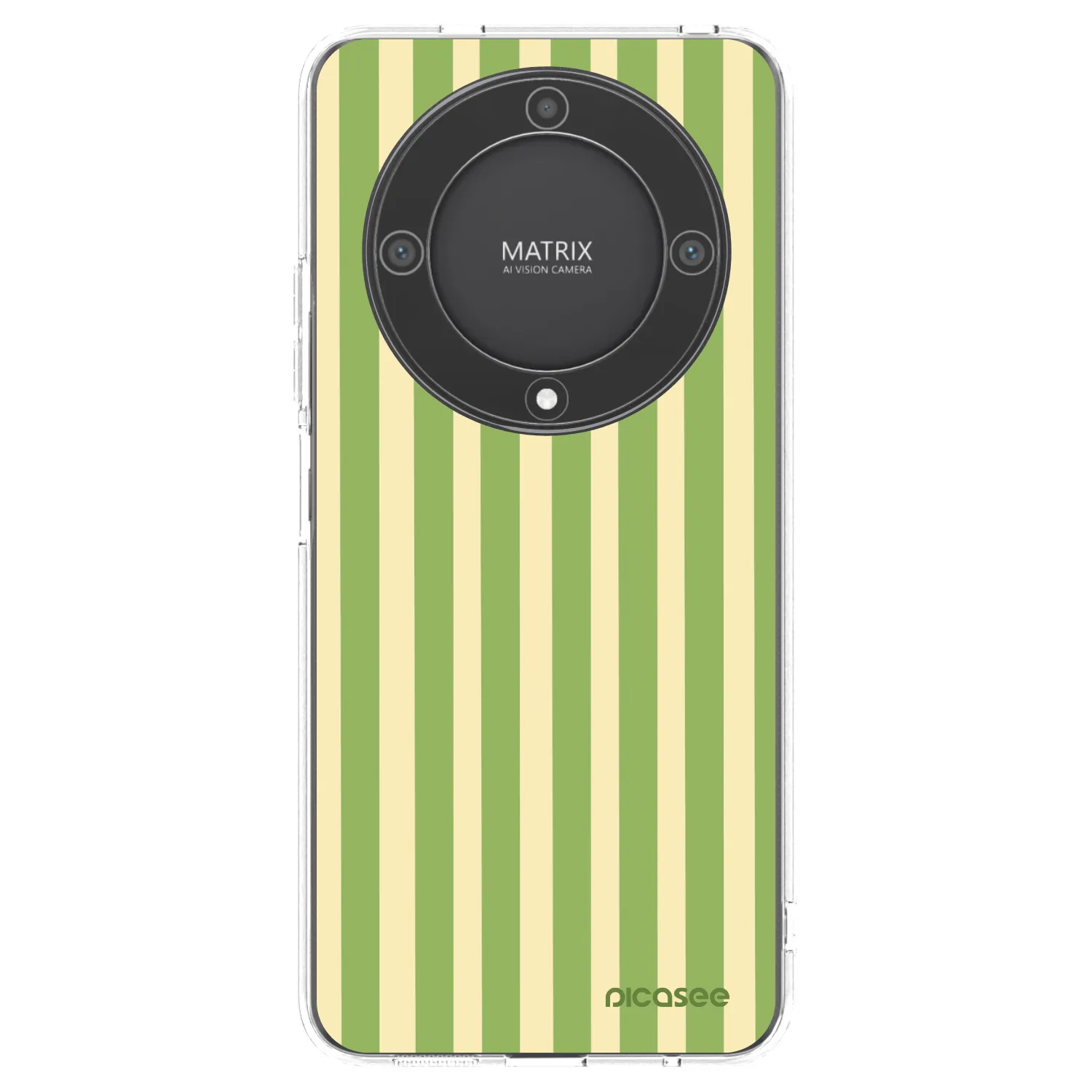 Picasee átlátszó szilikon tok az alábbi mobiltelefonokra Honor Magic5 Lite 5G - Lines Matcha