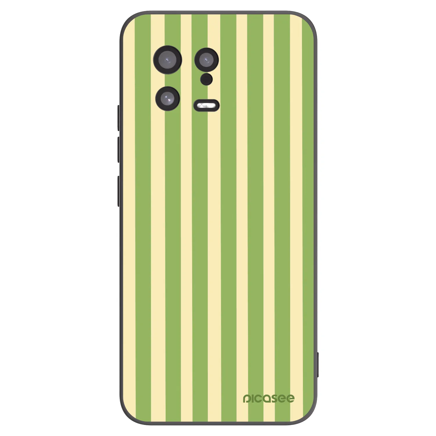 Picasee fekete szilikon tok az alábbi mobiltelefonokra Xiaomi 13 - Lines Matcha