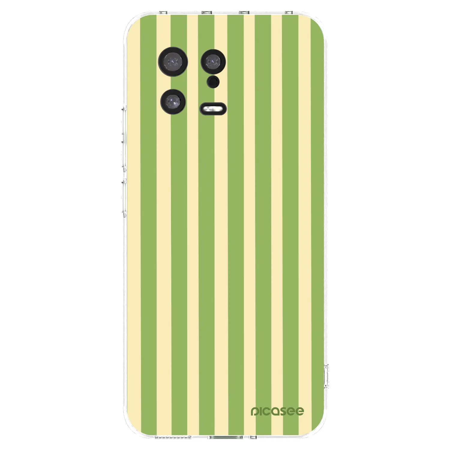 Picasee átlátszó szilikon tok az alábbi mobiltelefonokra Xiaomi 13 - Lines Matcha