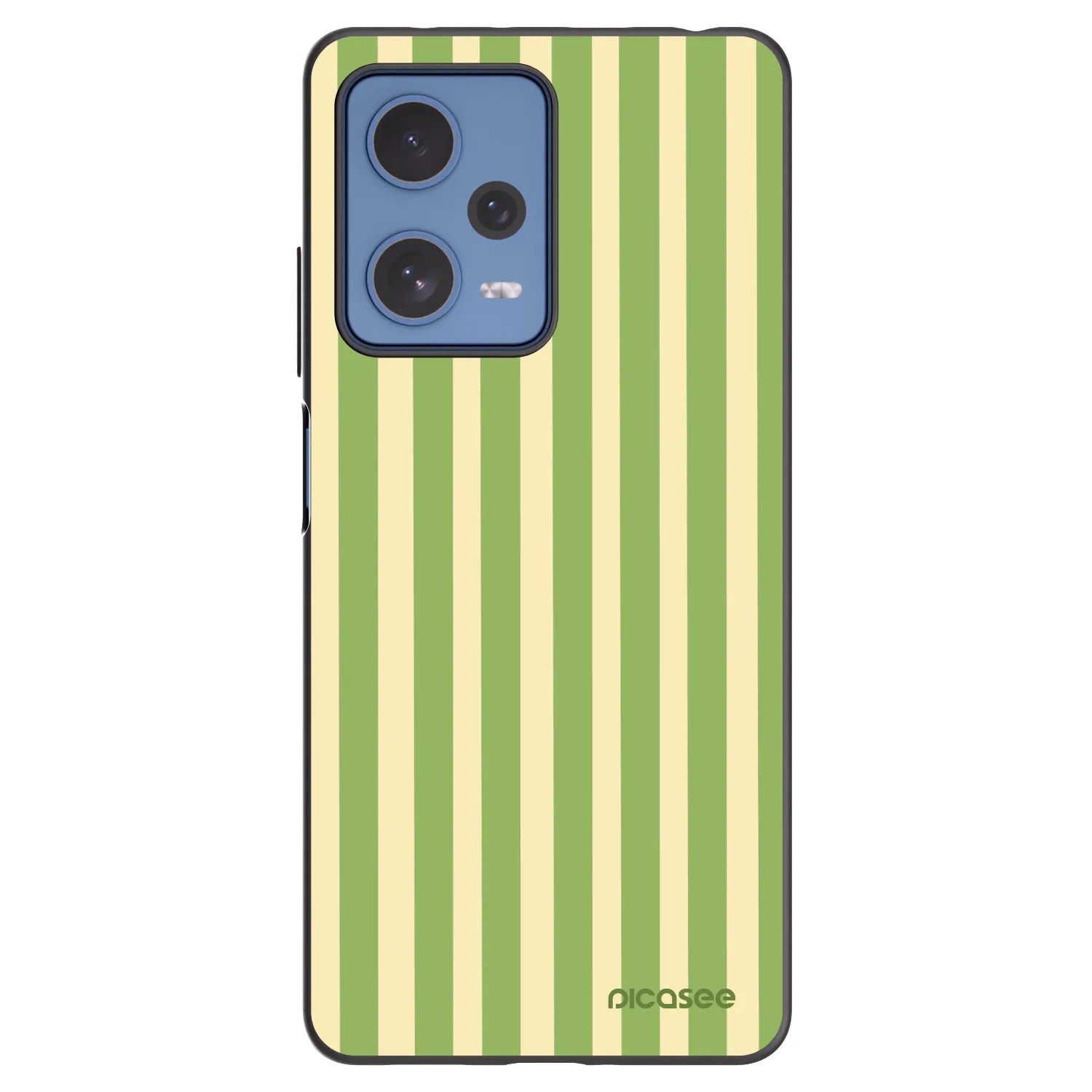 Picasee fekete szilikon tok az alábbi mobiltelefonokra Xiaomi Redmi Note 12 Pro 5G - Lines Matcha