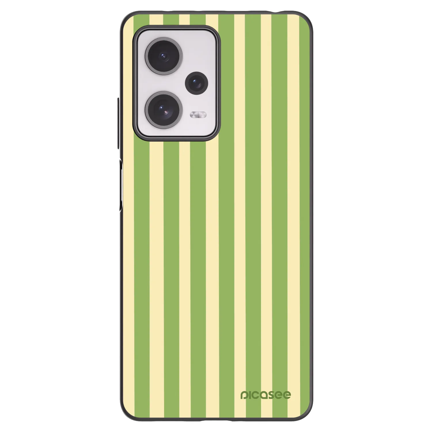Picasee fekete szilikon tok az alábbi mobiltelefonokra Xiaomi Redmi Note 12 Pro+ 5G - Lines Matcha