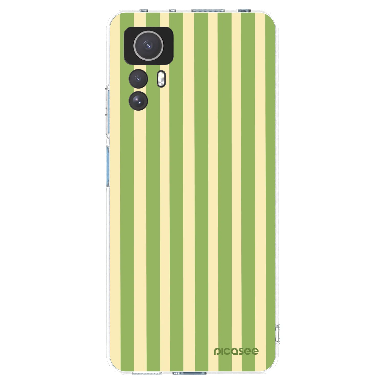 Picasee átlátszó szilikon tok az alábbi mobiltelefonokra Xiaomi Redmi Note 12S - Lines Matcha